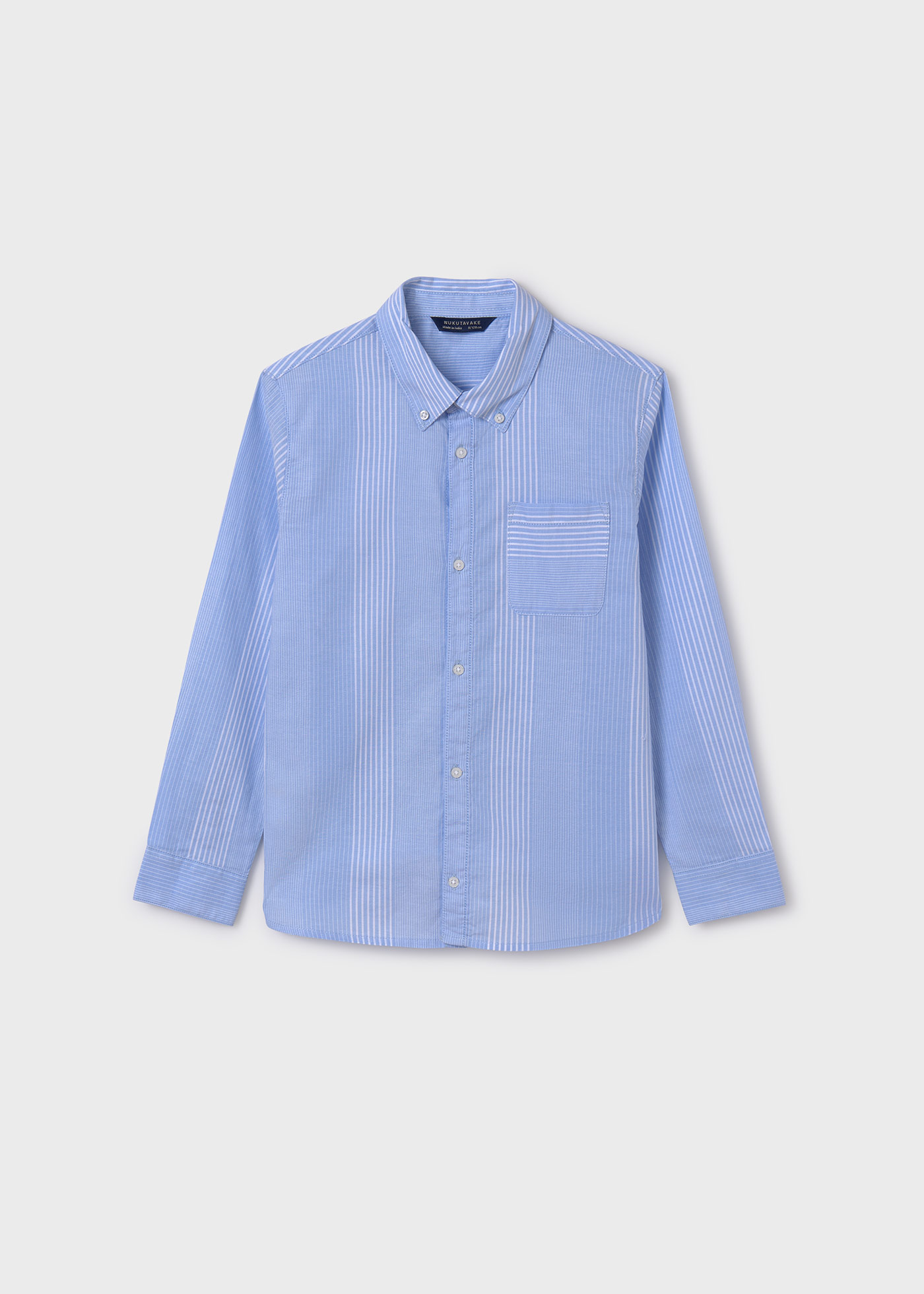 Boys striped button down shirt Better Cotton