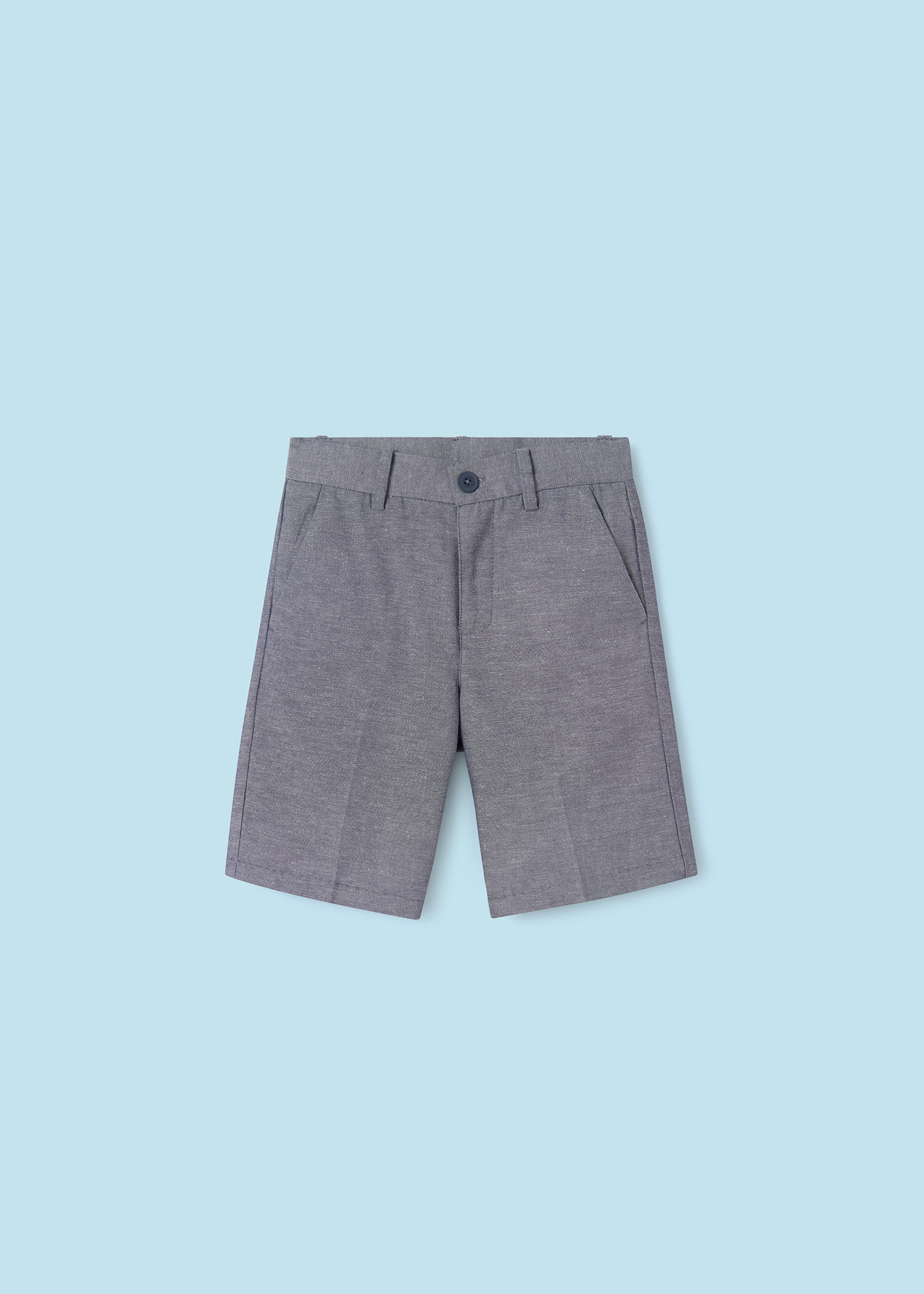 Boy Bermuda Linen Shorts