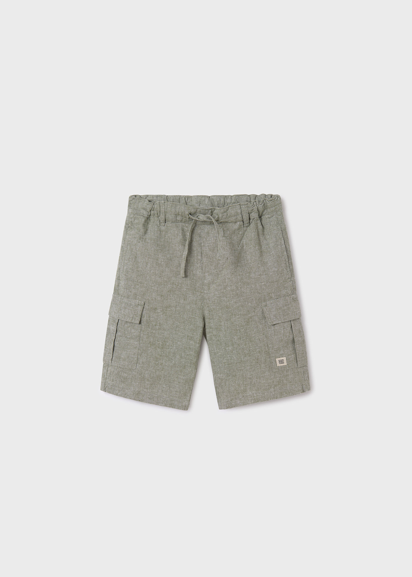 Boy Cargo Linen Shorts