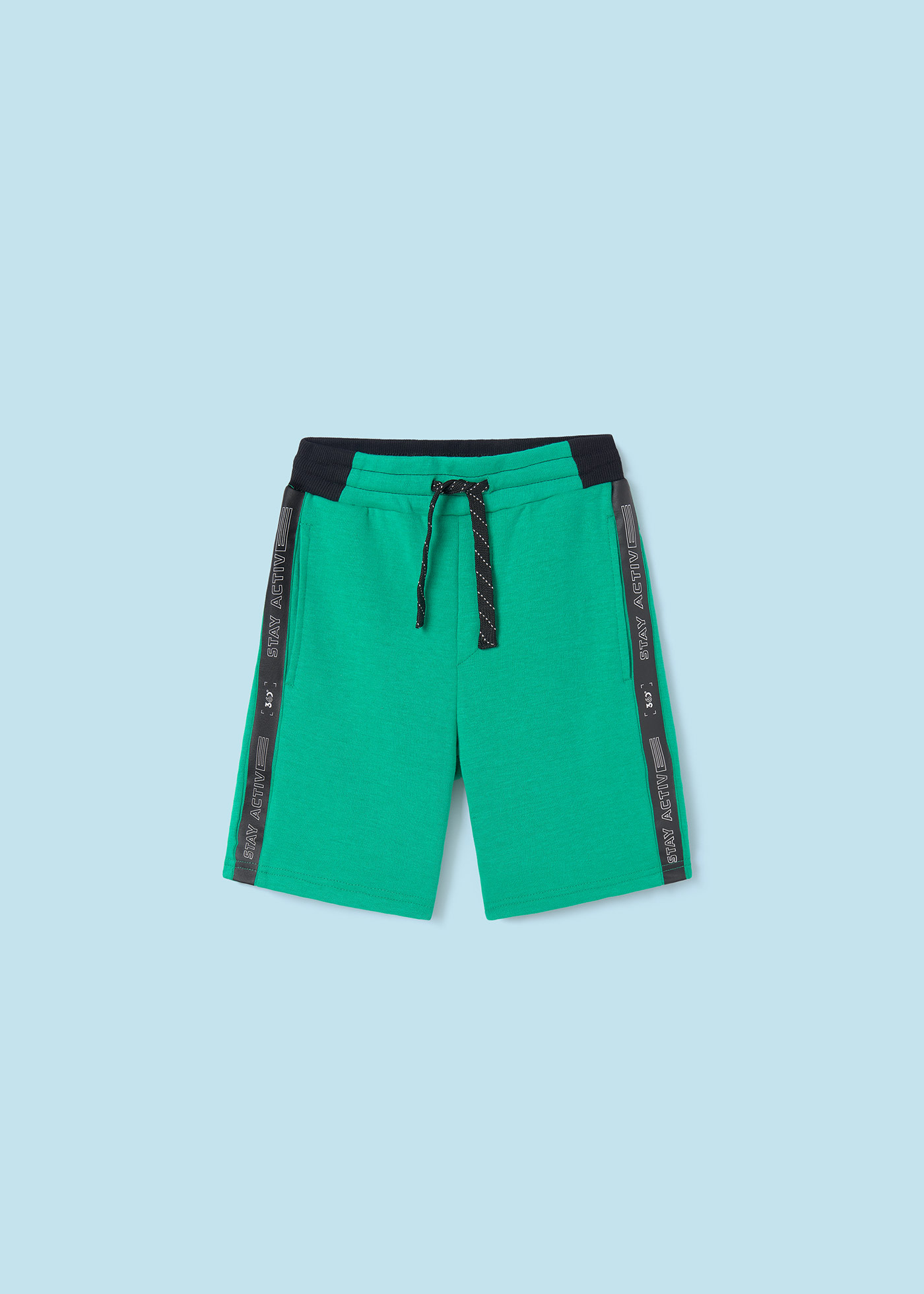 Boys green athletic shorts store