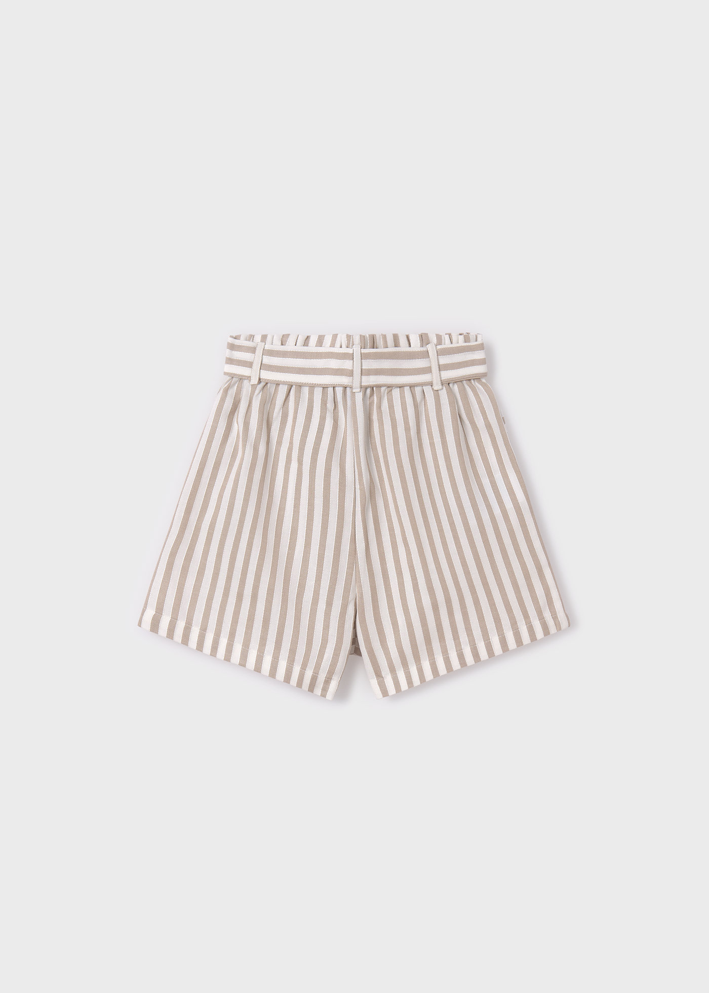 Short à rayures fille