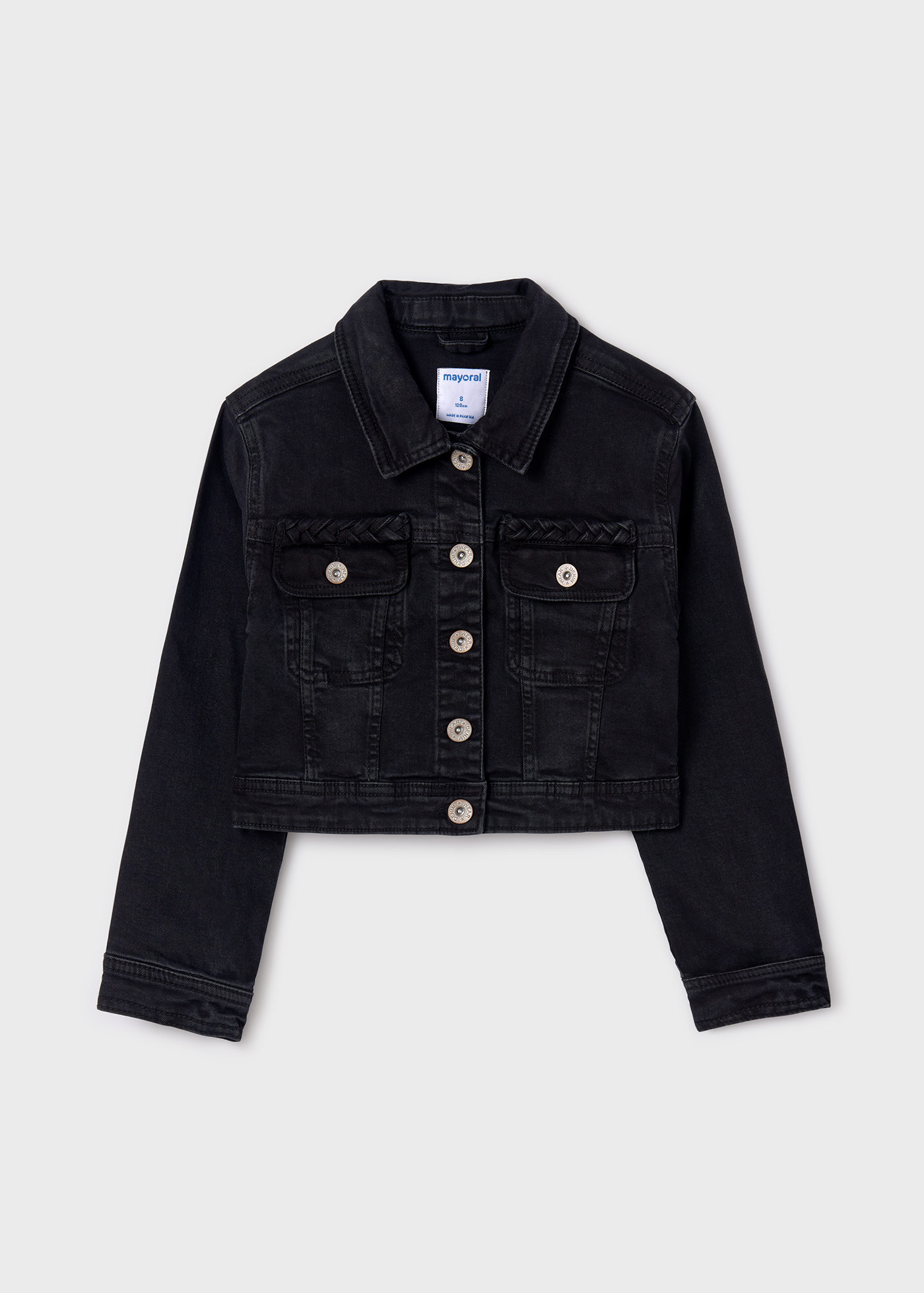 Jeansjacke Better Cotton Teenager Mädchen Schwarz | Mayoral ®