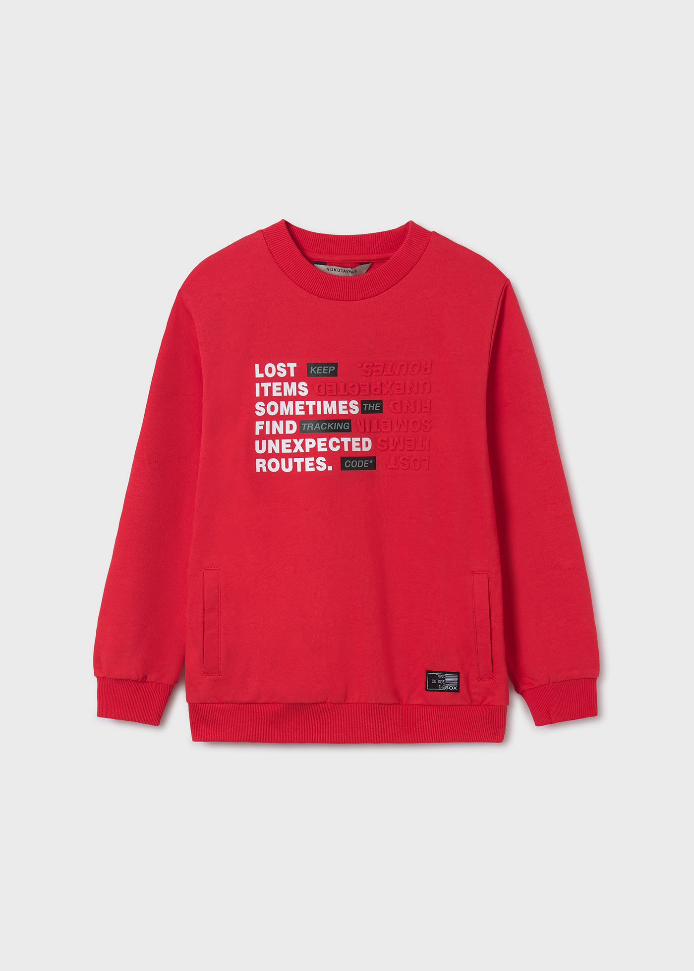 Boys embossed sweatshirt