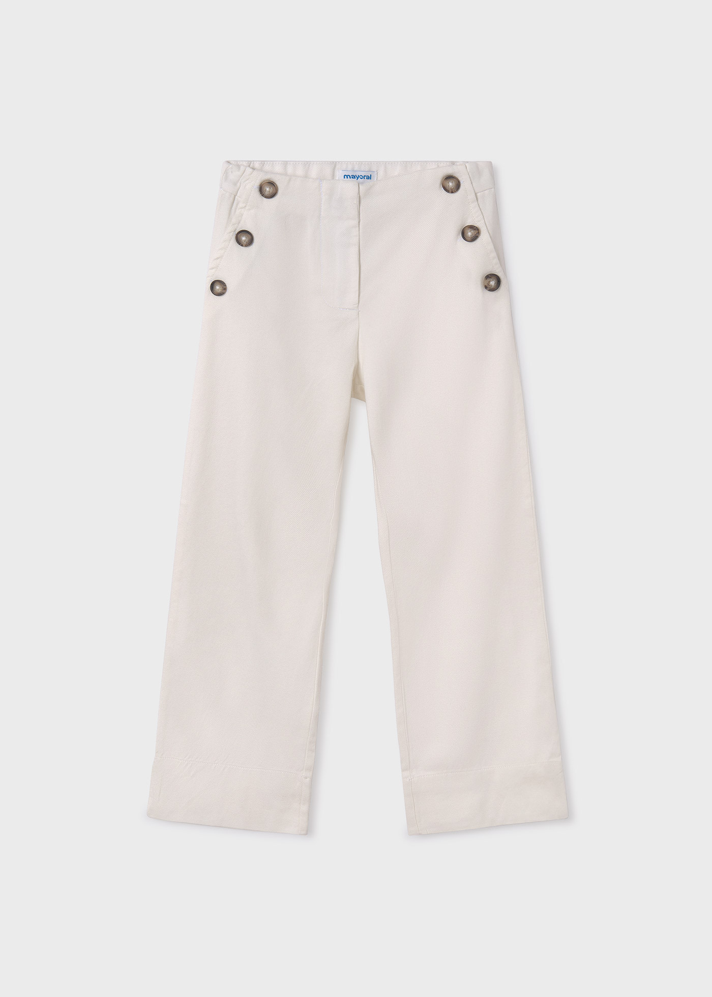 Pantalone culotte con bottoni ragazza