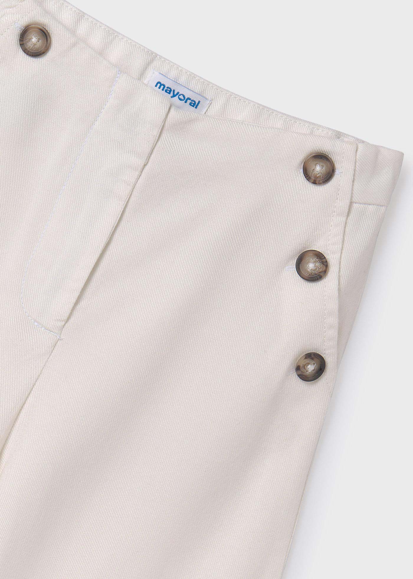 Pantalone culotte con bottoni ragazza