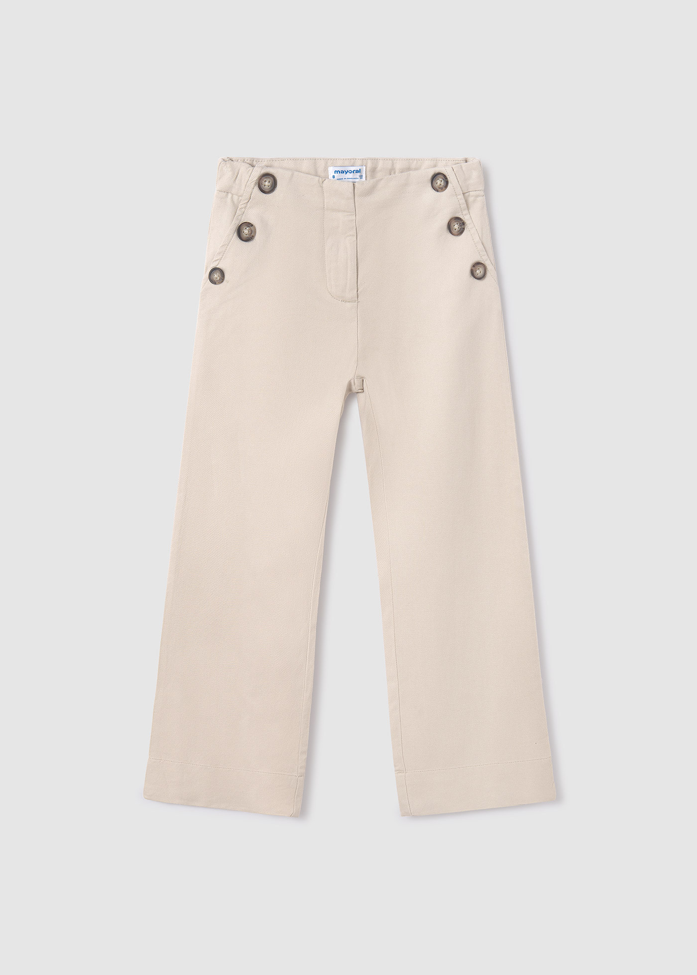 Girl Culotte Trousers with Buttons