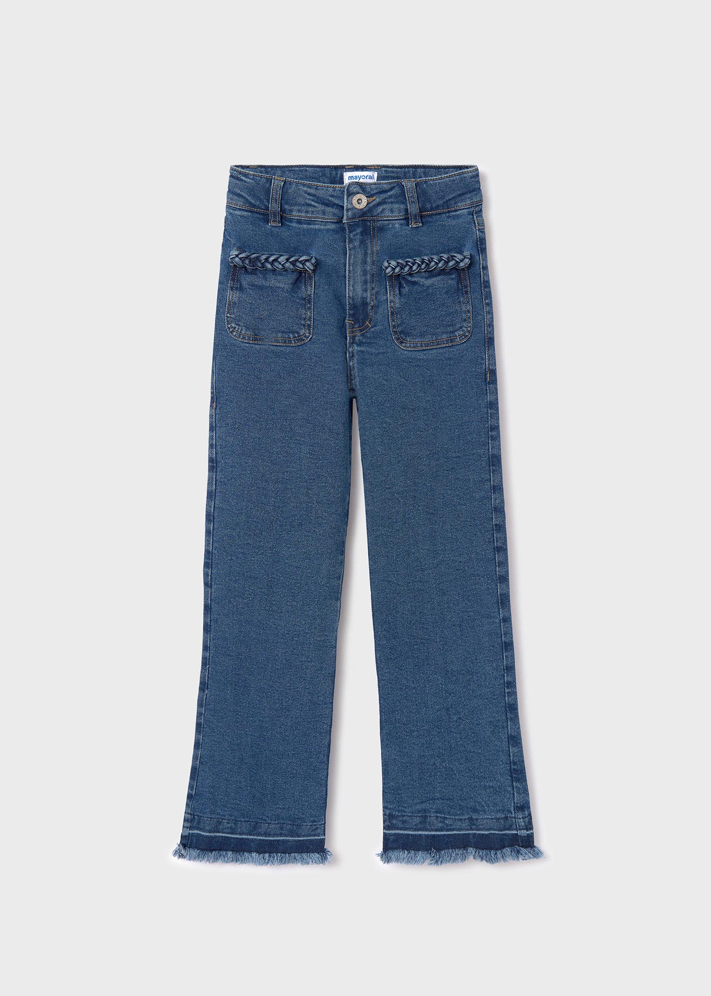 Blugi talie inalta Better Cotton fata