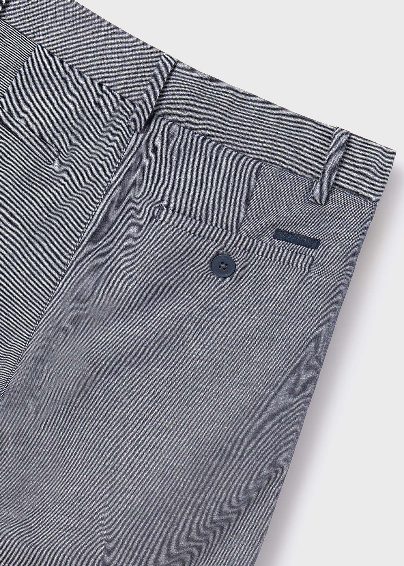 Pantalon chino tailoring en lin garçon