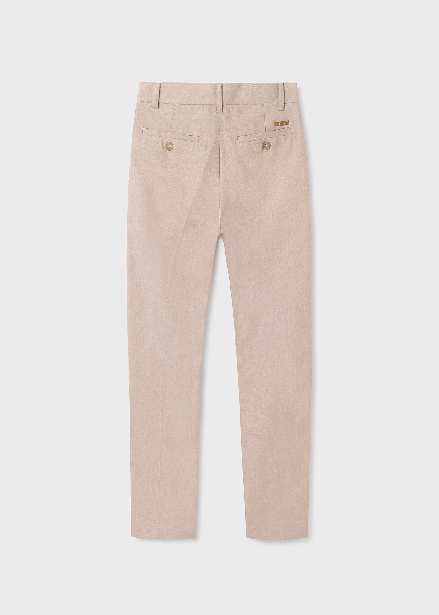 Długie lniane spodnie chinos tailoring dla chłopca