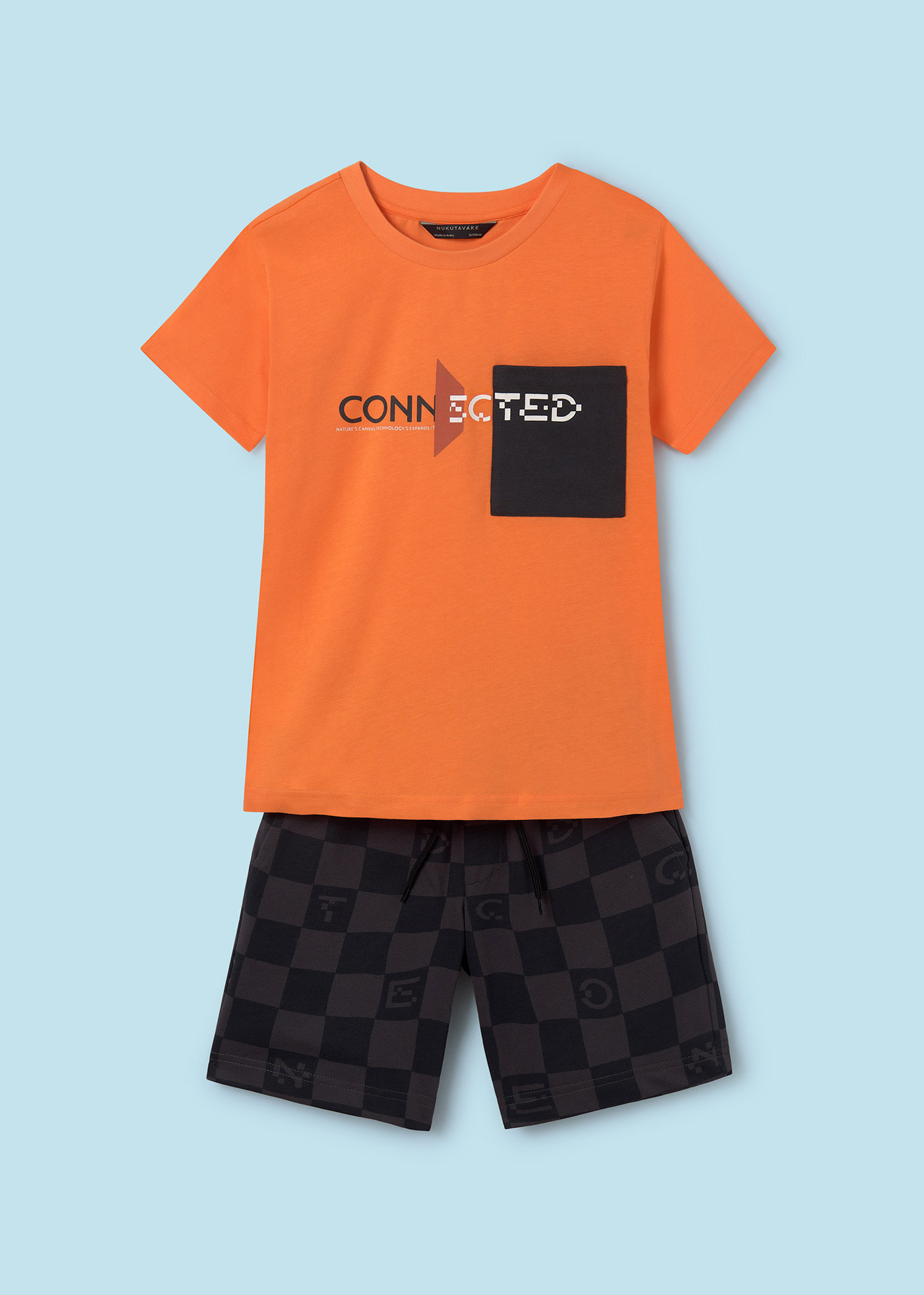 Set 2-teilig Schachbrettmuster Better Cotton Teenager Jungen