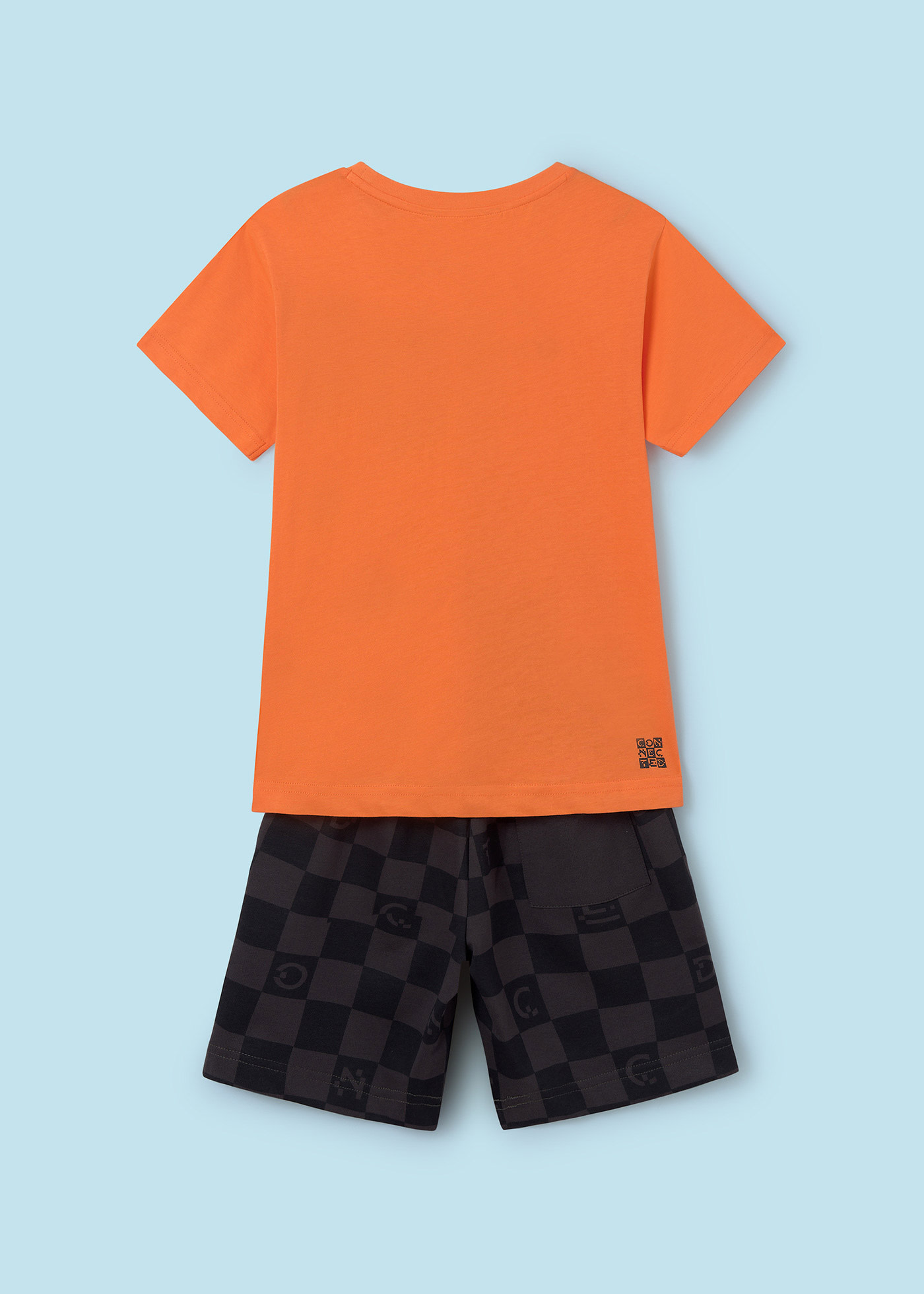 Boys 2-piece set checkered shorts Better Cotton