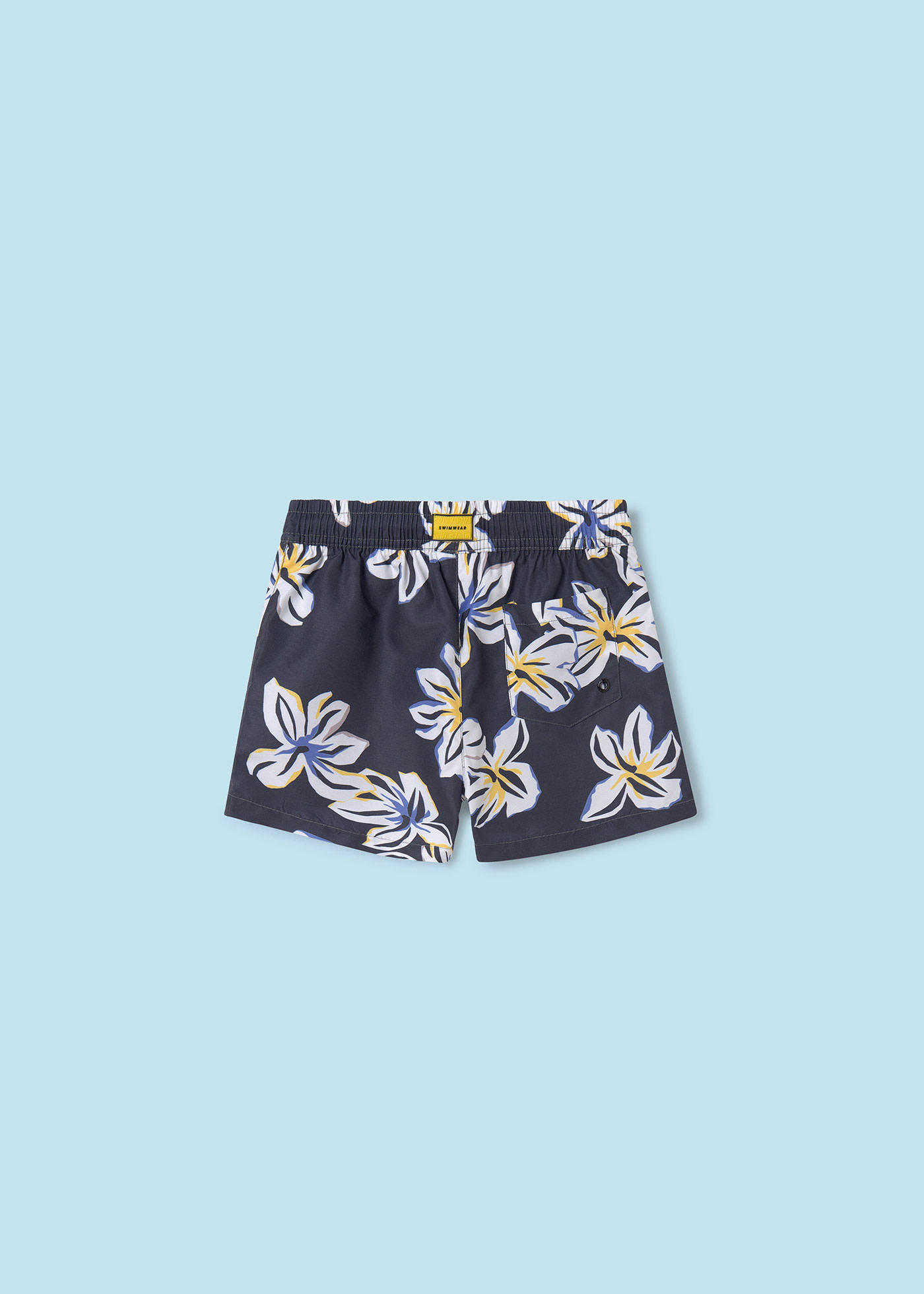 Boys printed swim trunks recycled polyester