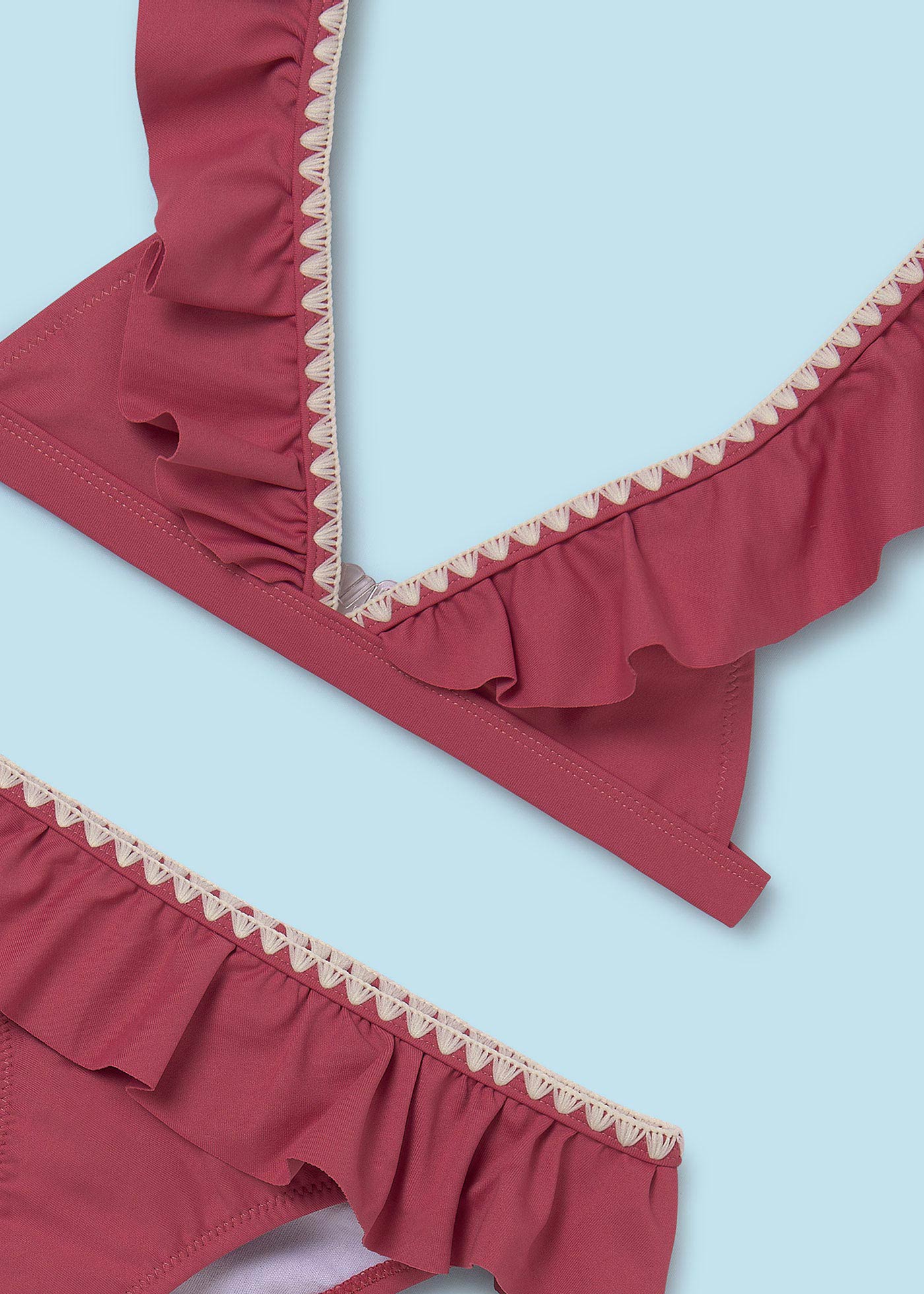 Bikini z falbaną dla dziewczynki