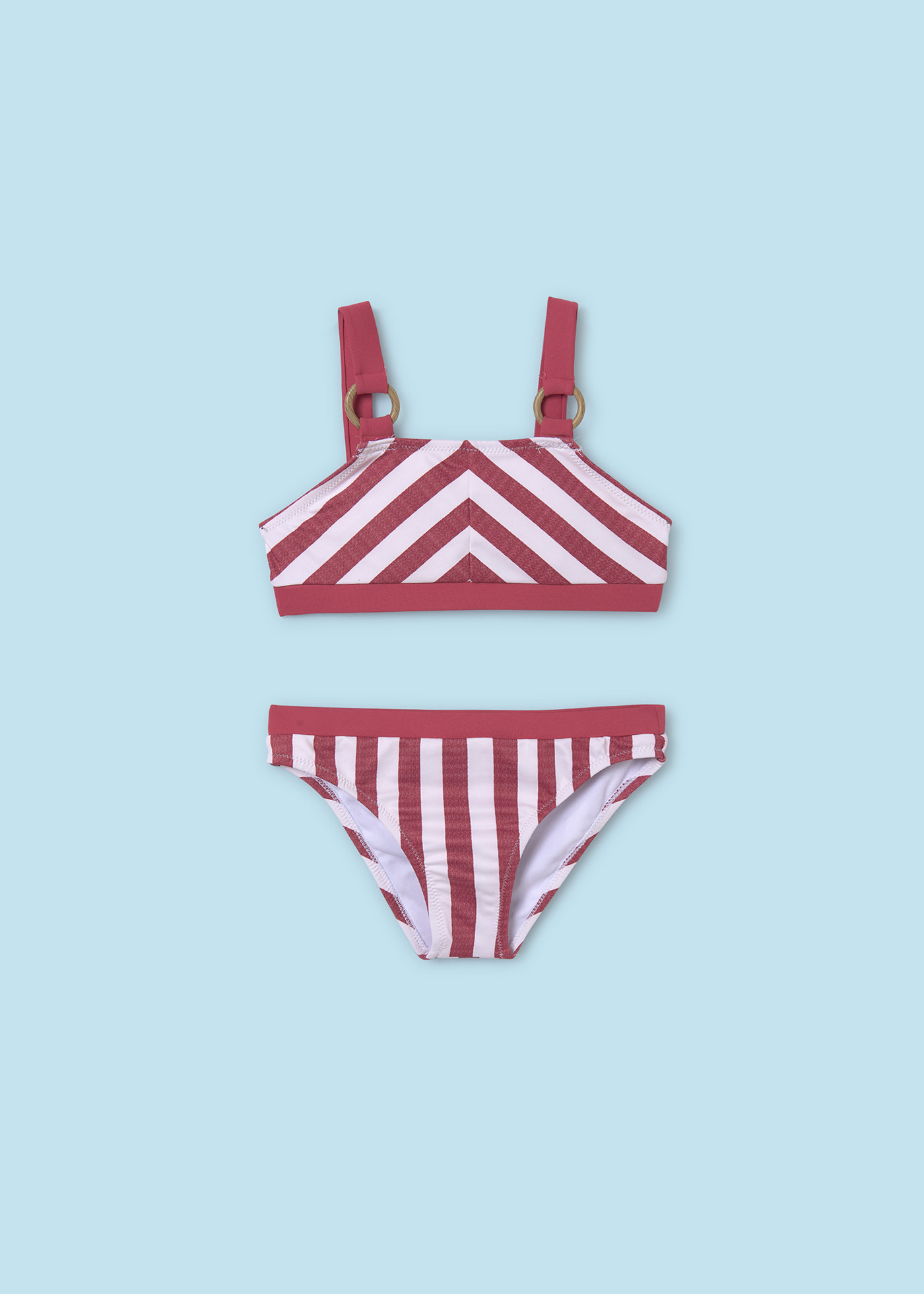 Girls striped bikini set