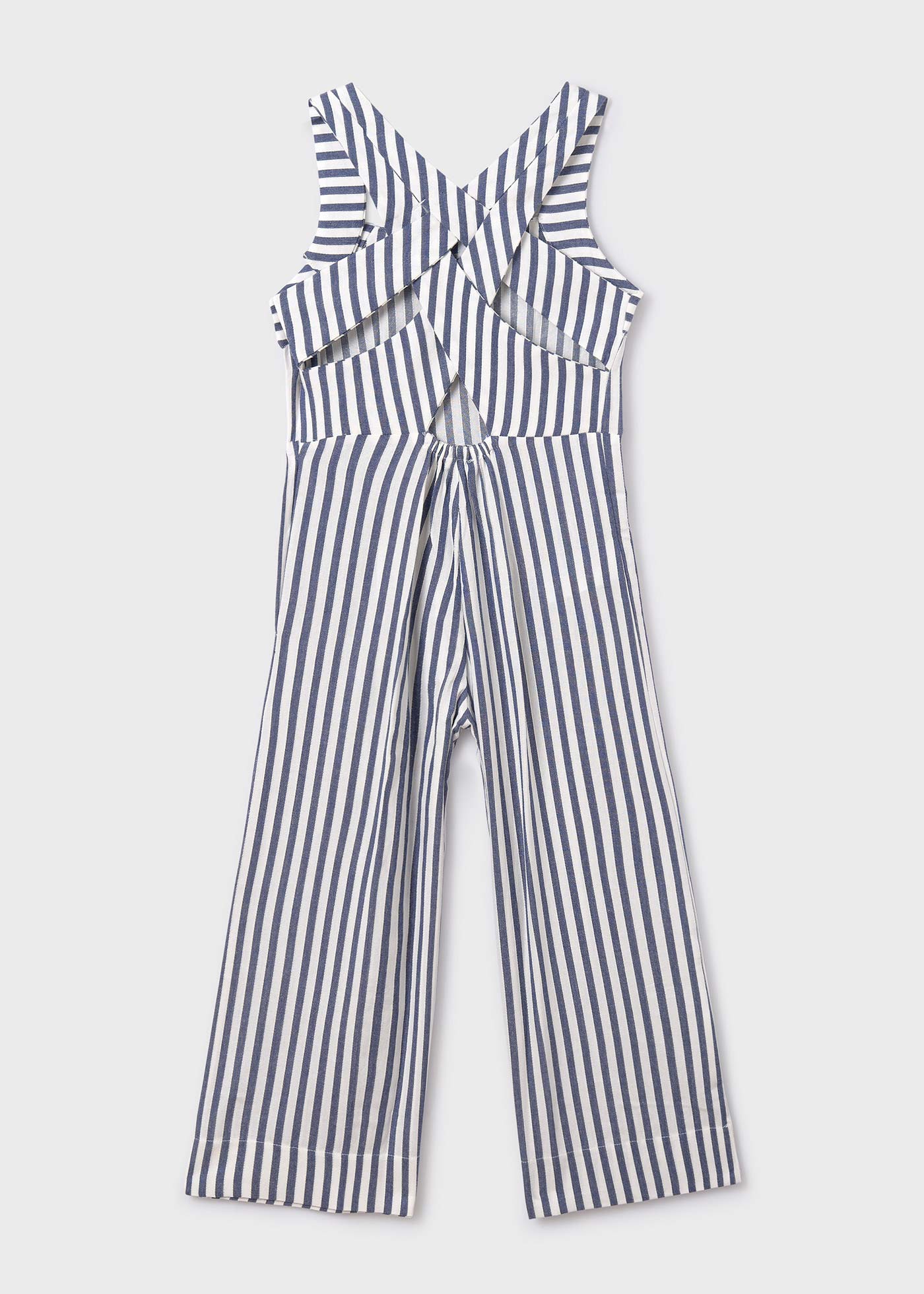 Girl Striped Jumpsuit