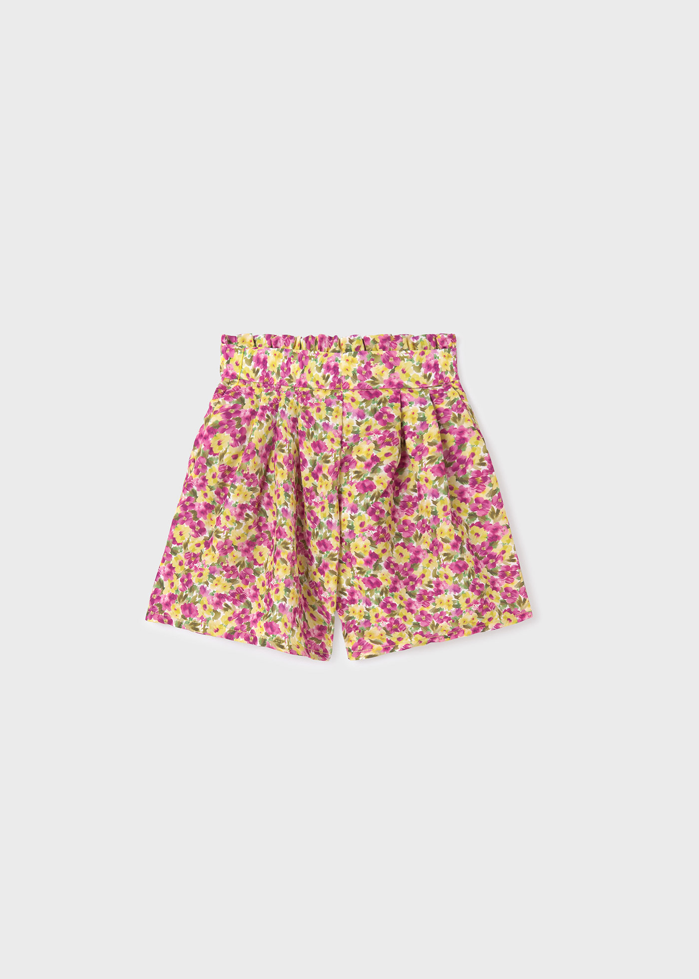 Spódnico-spodnie w kwiaty dla dziewczynki