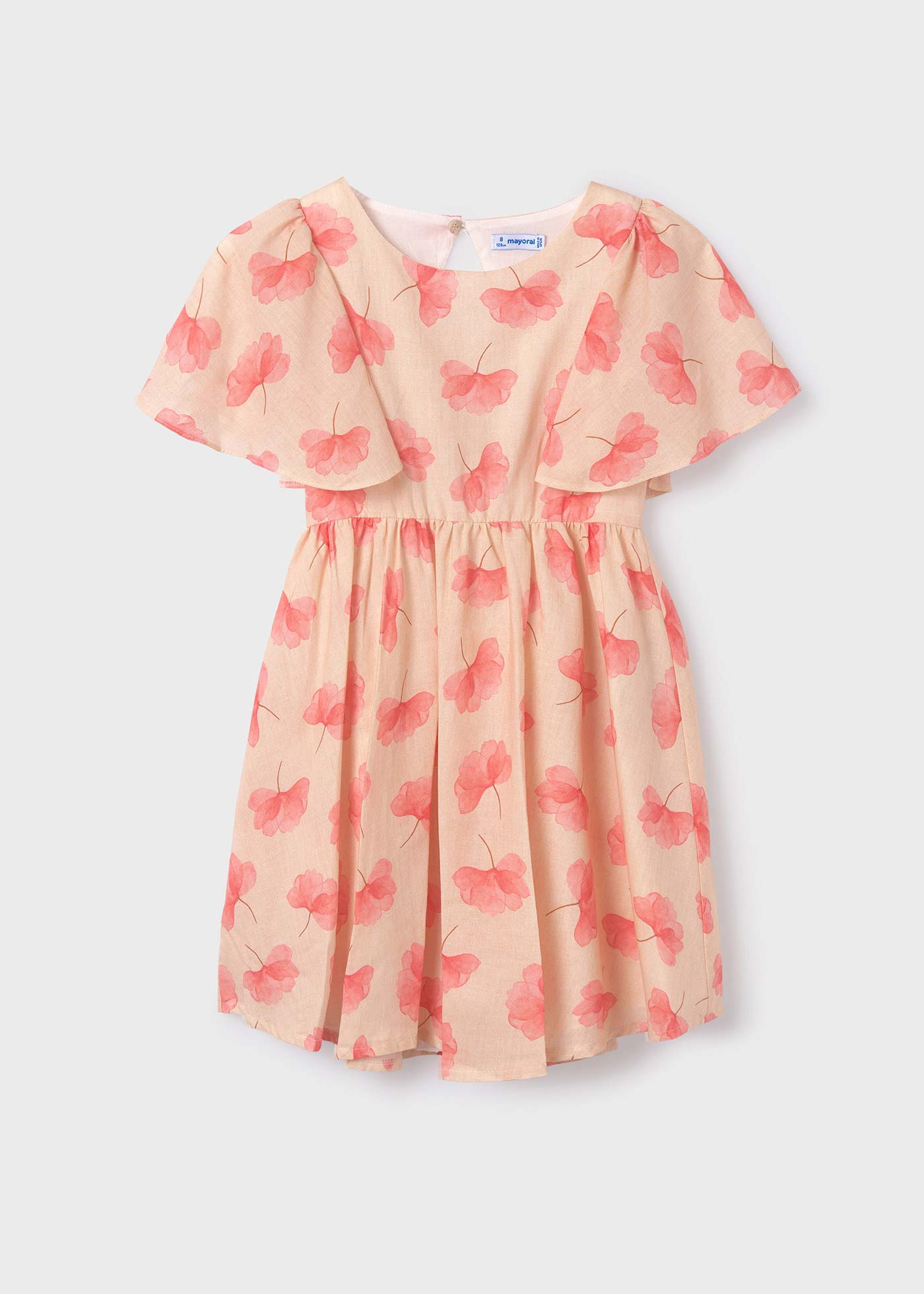 Girl Print Cotton Batiste Dress