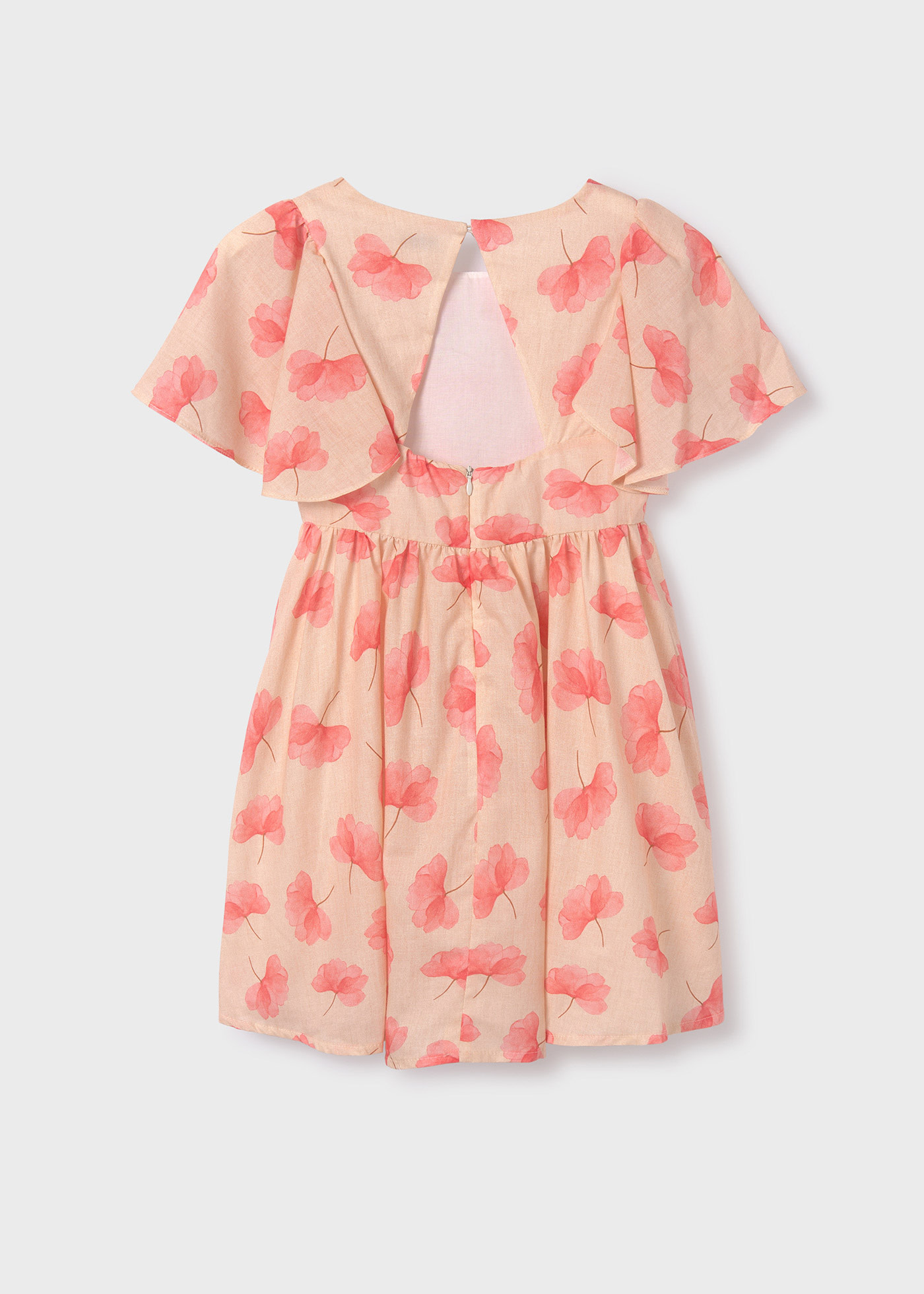Girl Print Cotton Batiste Dress
