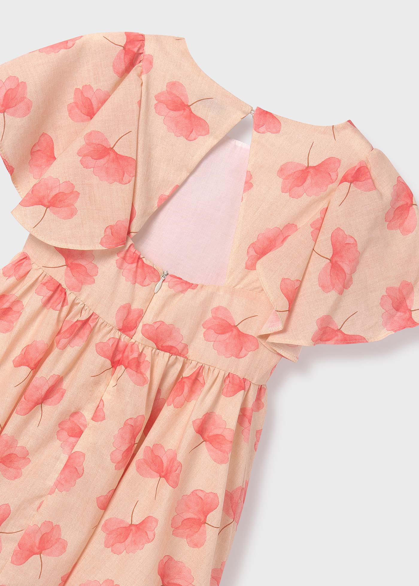 Girl Print Cotton Batiste Dress