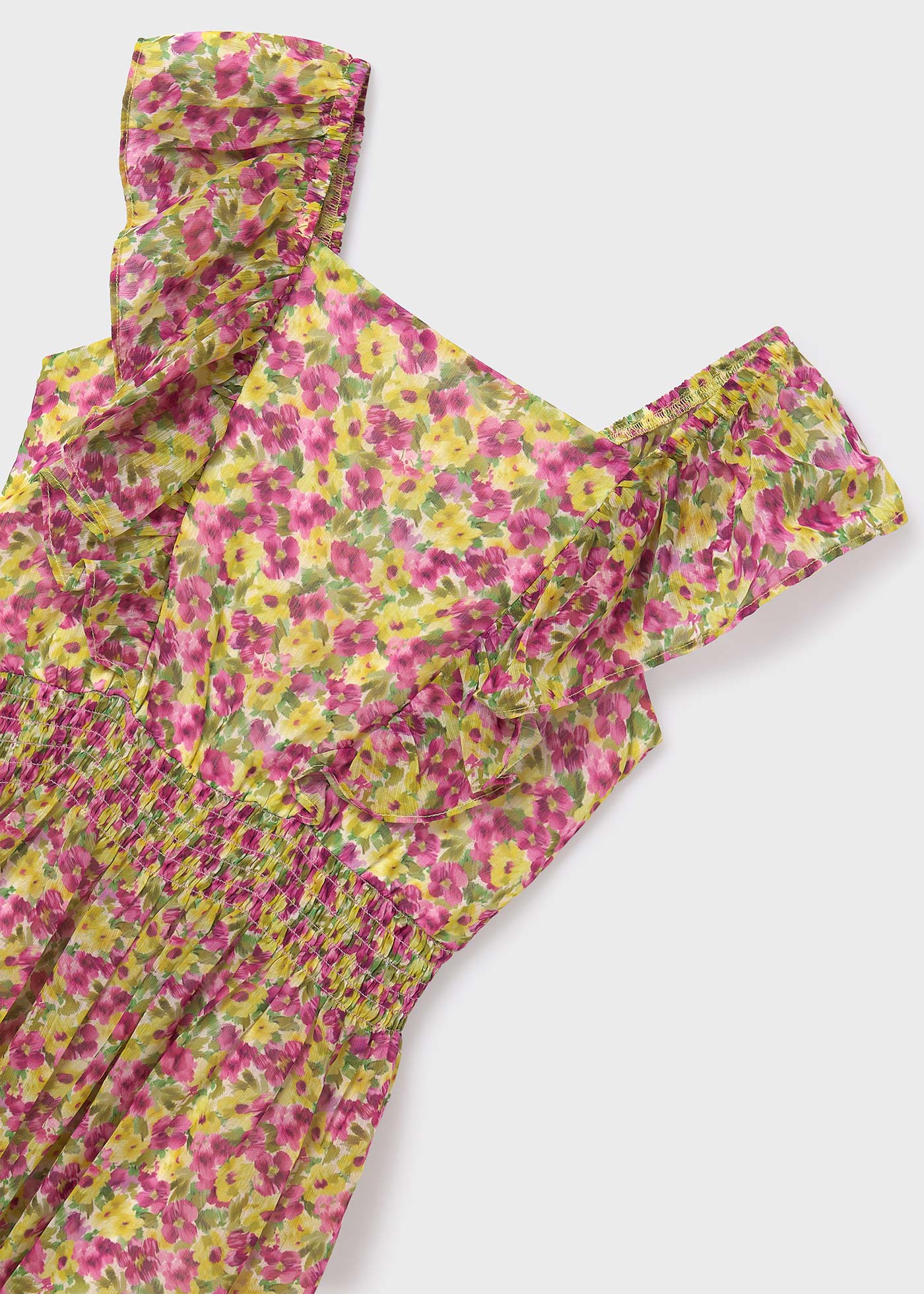 Girls bambula floral dress