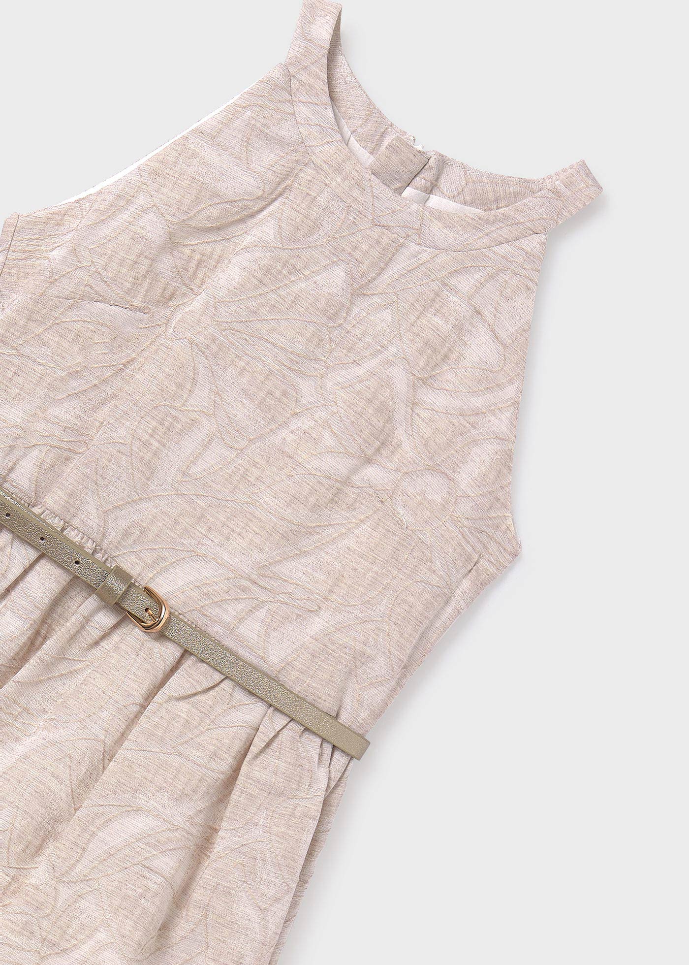 Vestito con cinta jacquard ragazza