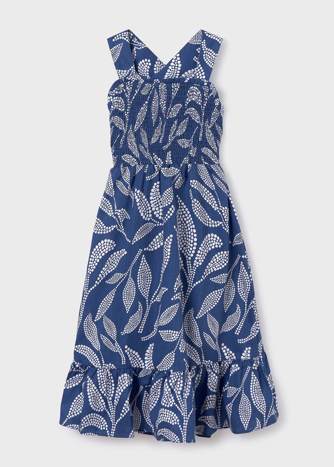 Girls printed midi dress