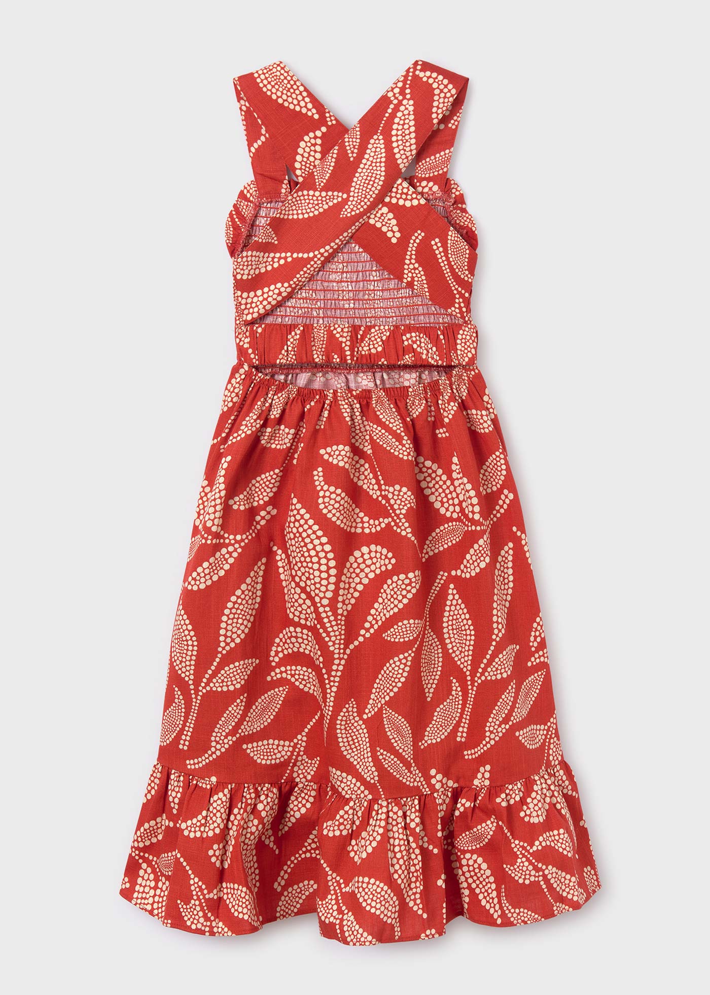 Girl Print Midi Dress