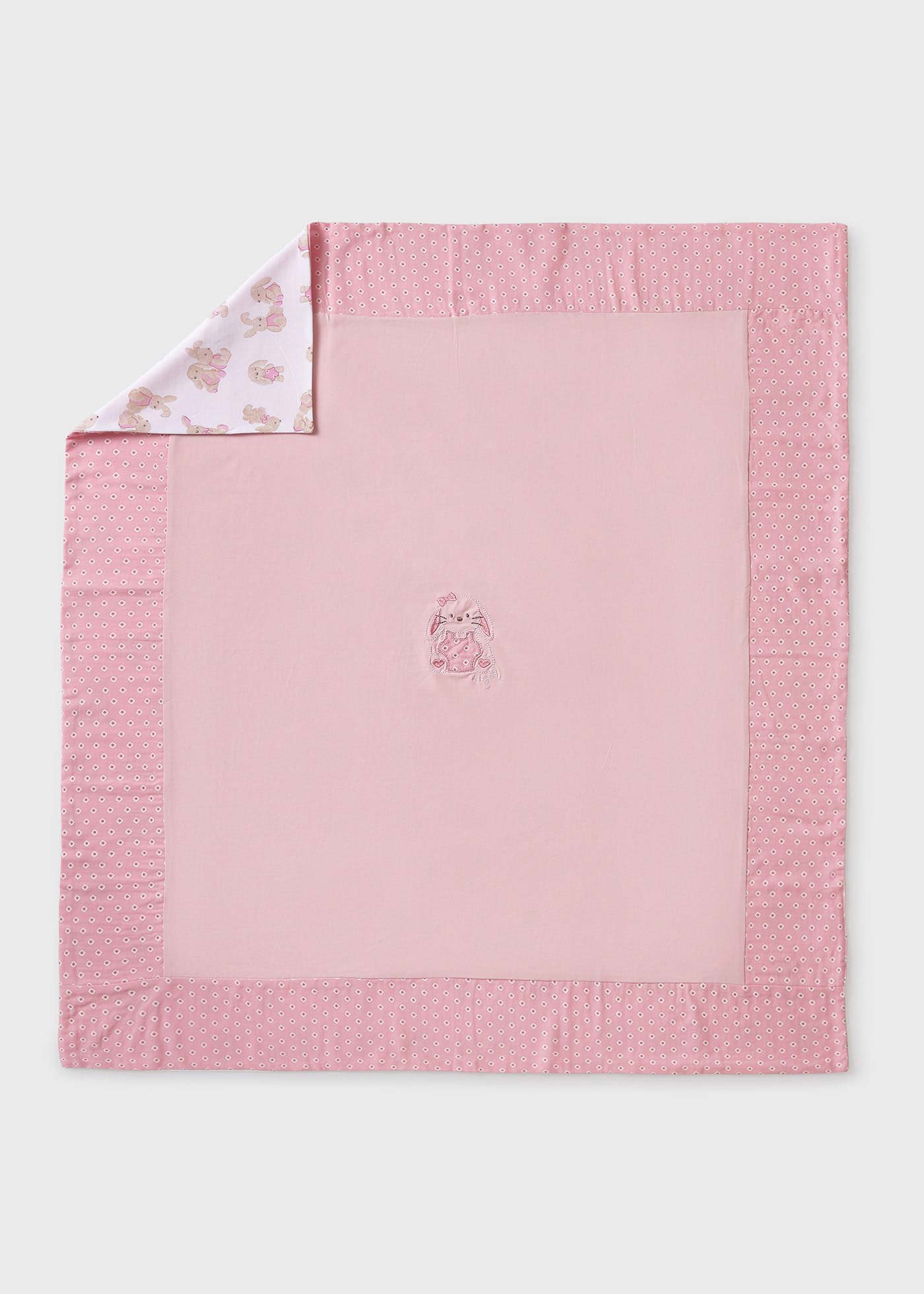 Copertina ricamata Better Cotton neonata