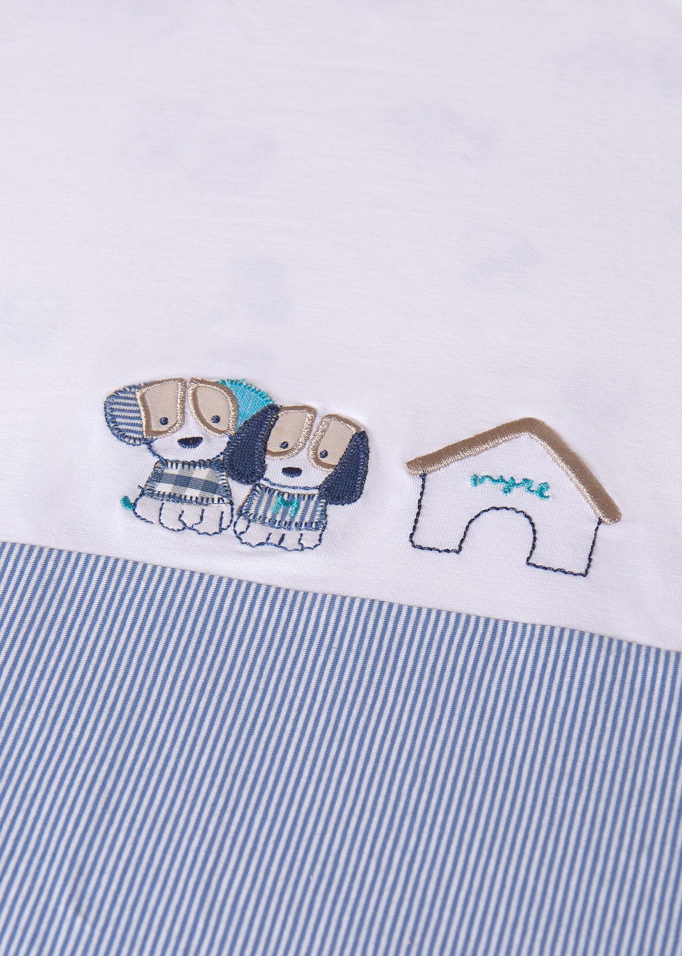 Copertina ricamata Better Cotton neonato
