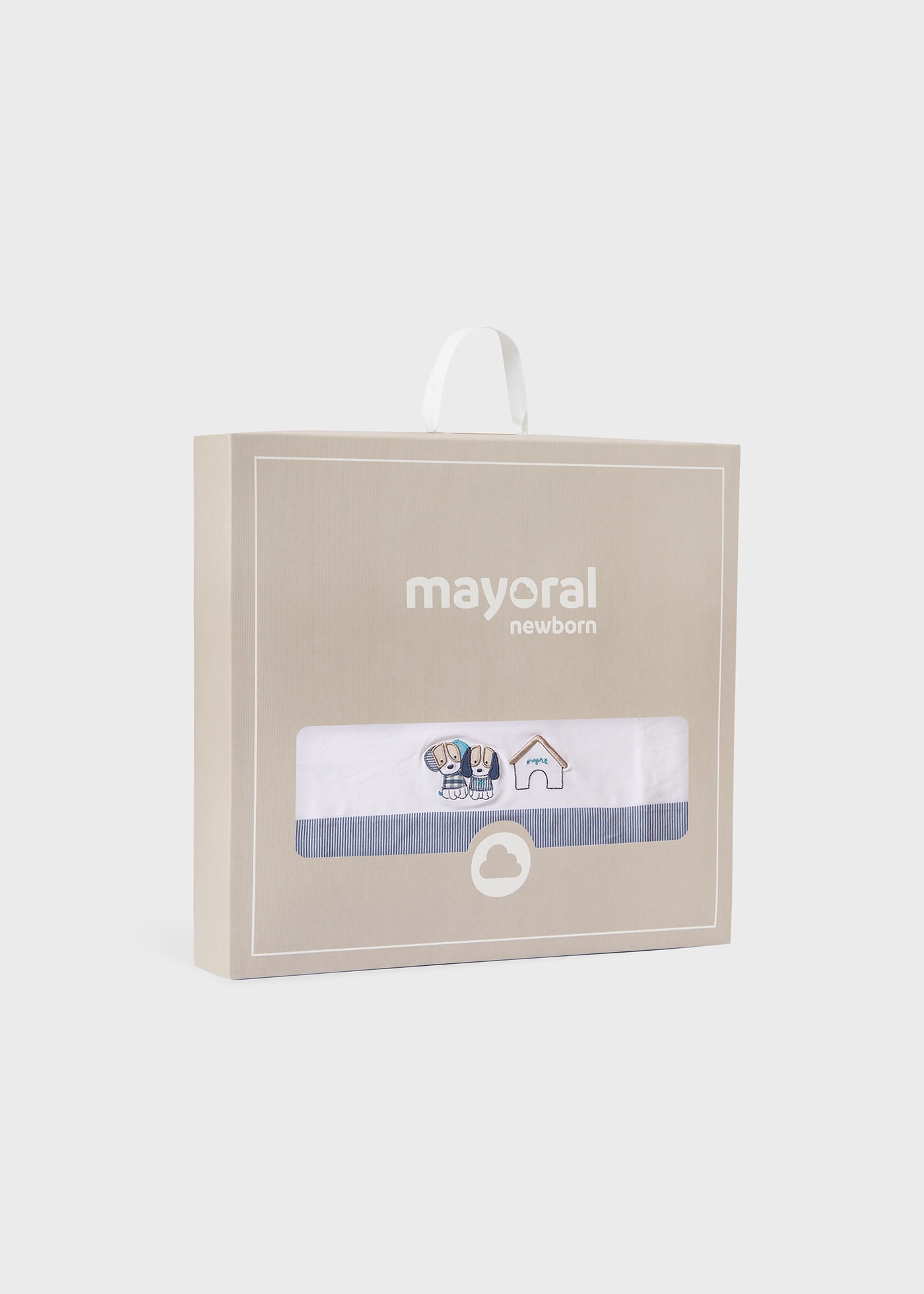 Copertina ricamata Better Cotton neonato