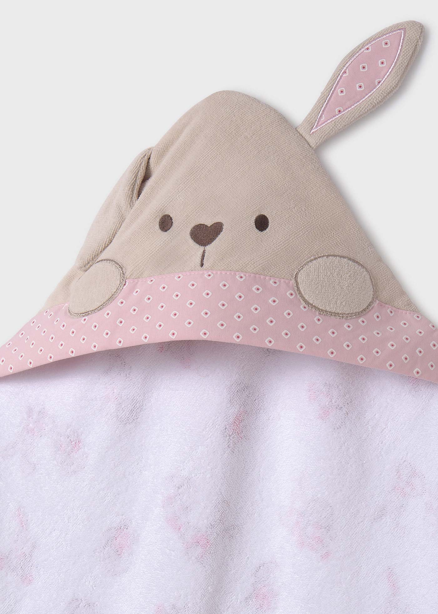 Asciugamano con cappuccio animaletto Better Cotton neonato