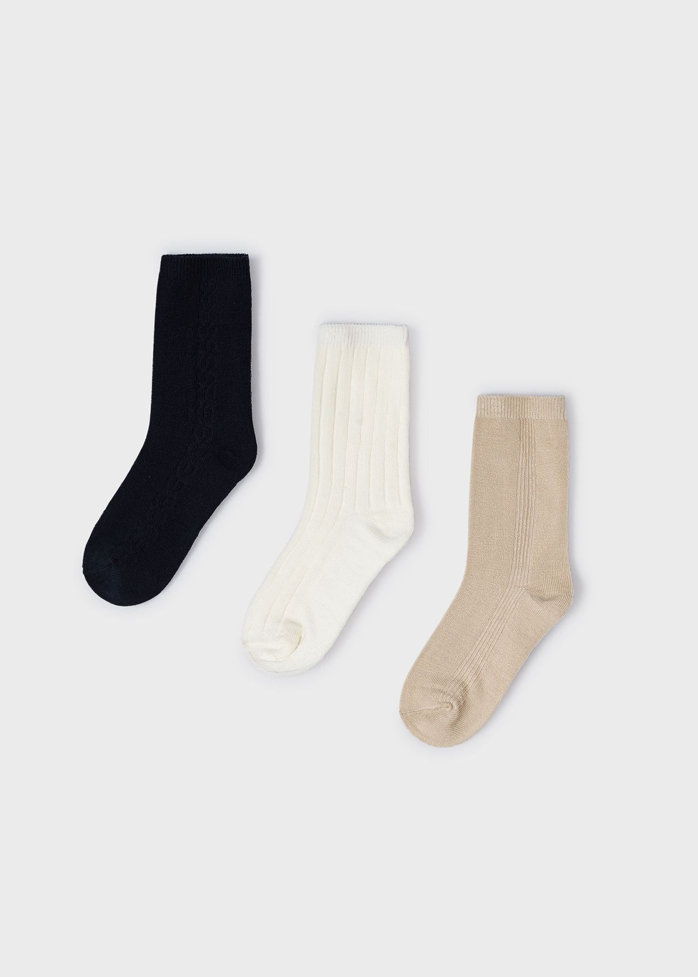 Boy Set of 3 Formal Socks