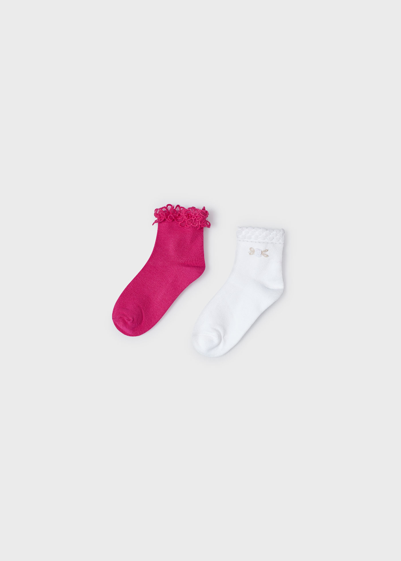 Set 2 calcetines algodón orgánico niña