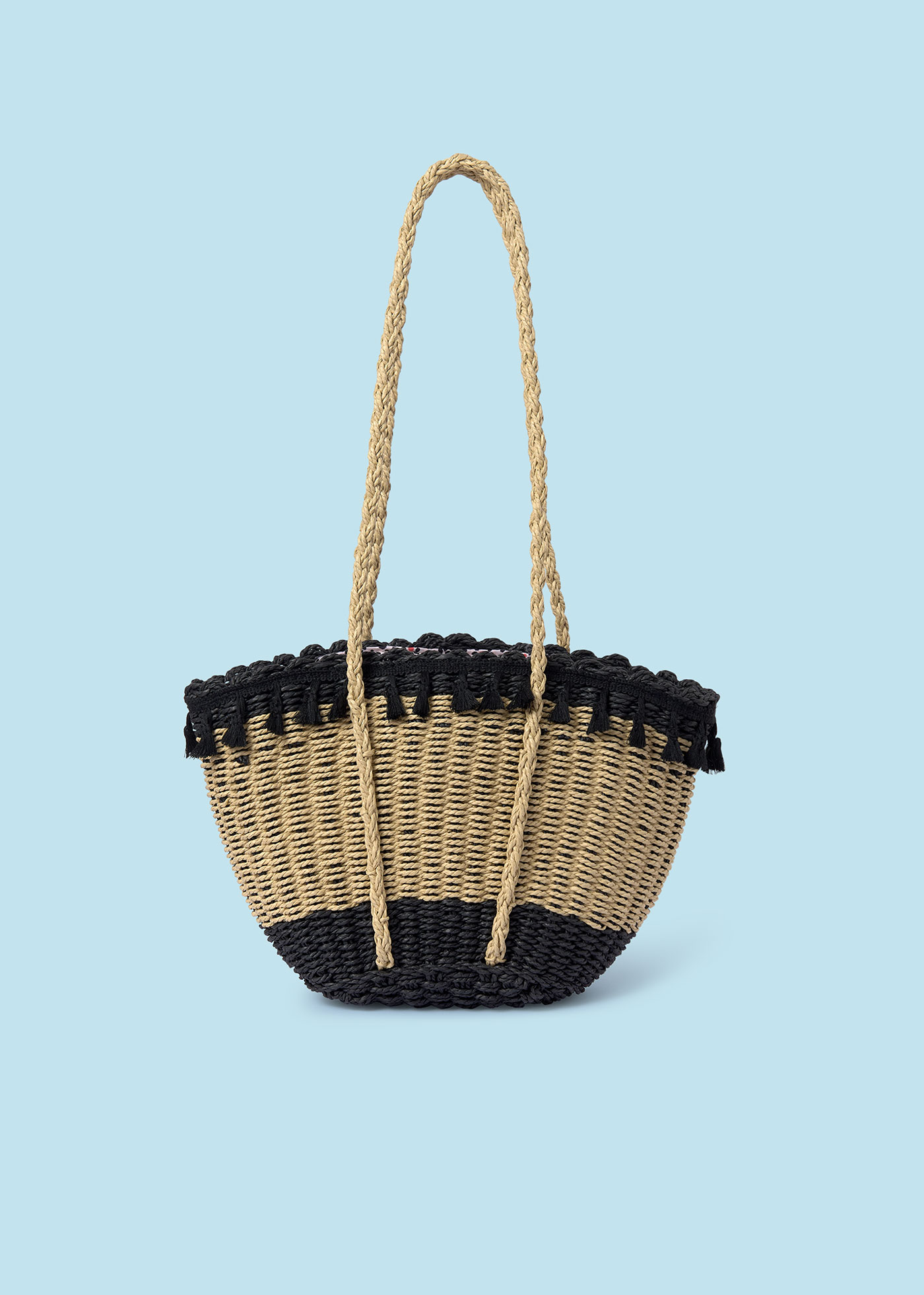 Girls raffia bag