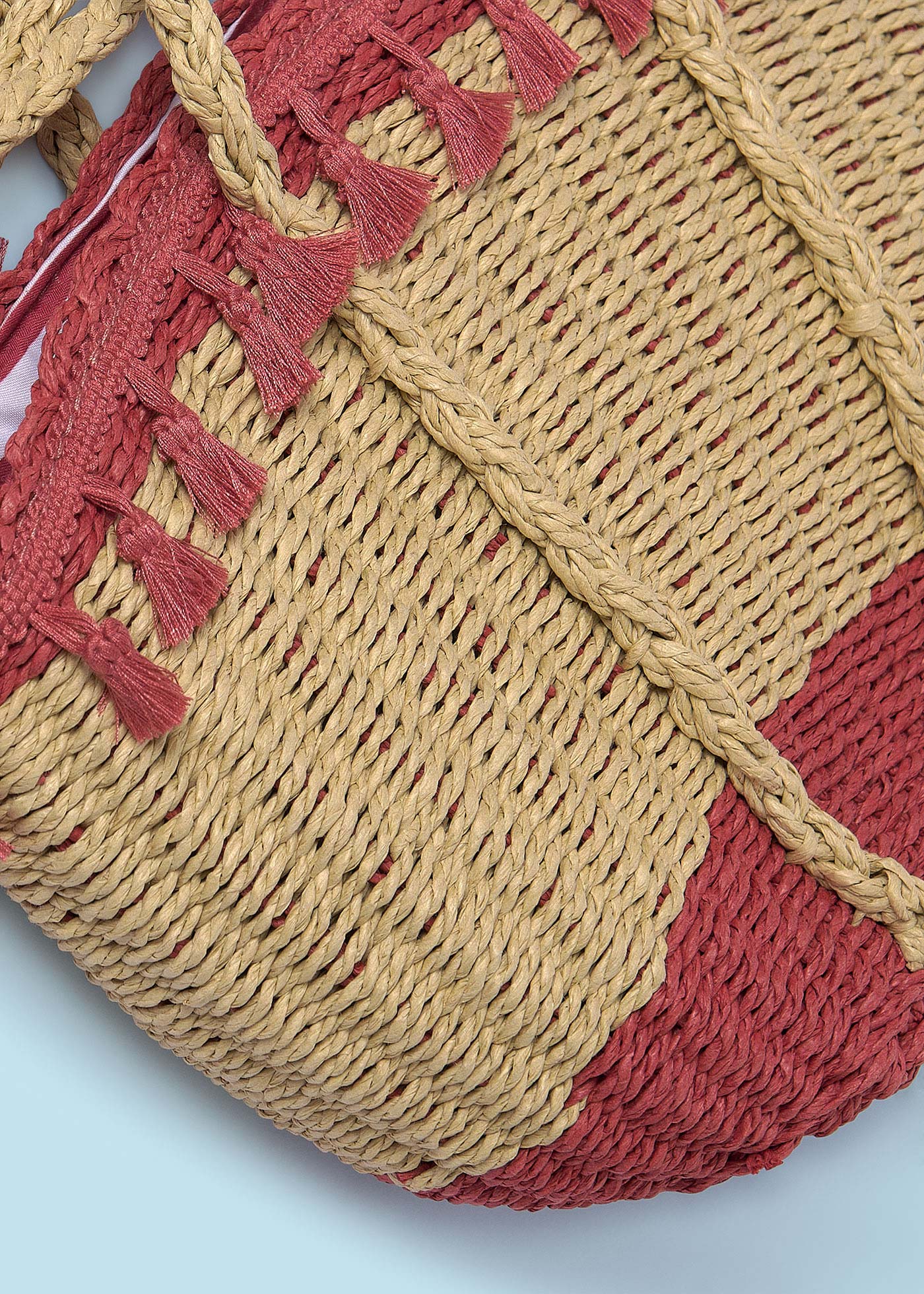 Girls raffia bag