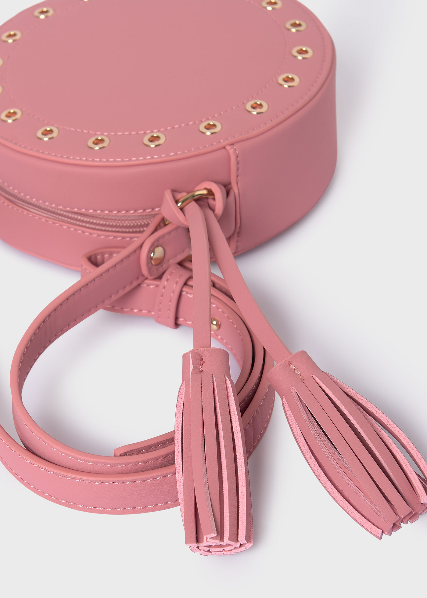◎MINOC◎ Rosa round buckle bag Sally Pocket Recycled Cool Pink – Núnoo EU