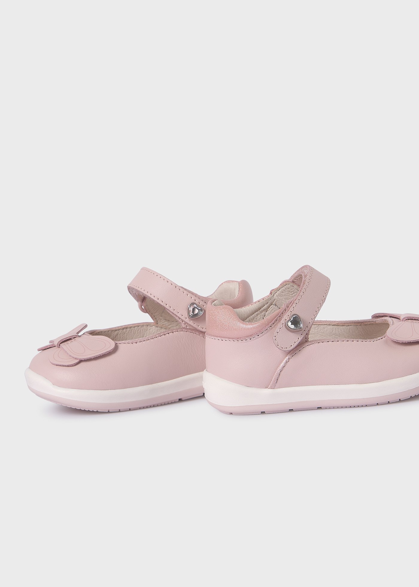 Baby mary jane sustainable leather