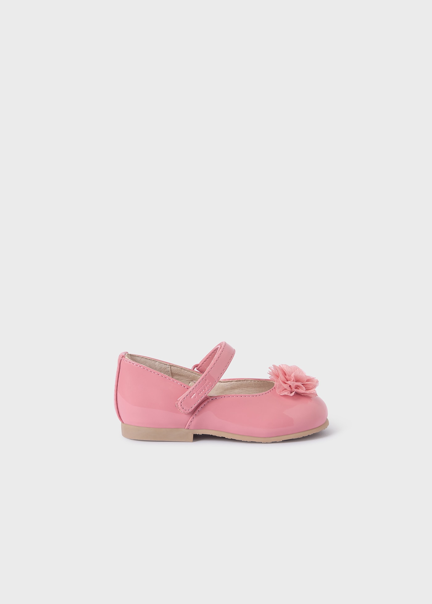 Baby mary jane sustainable patent leather