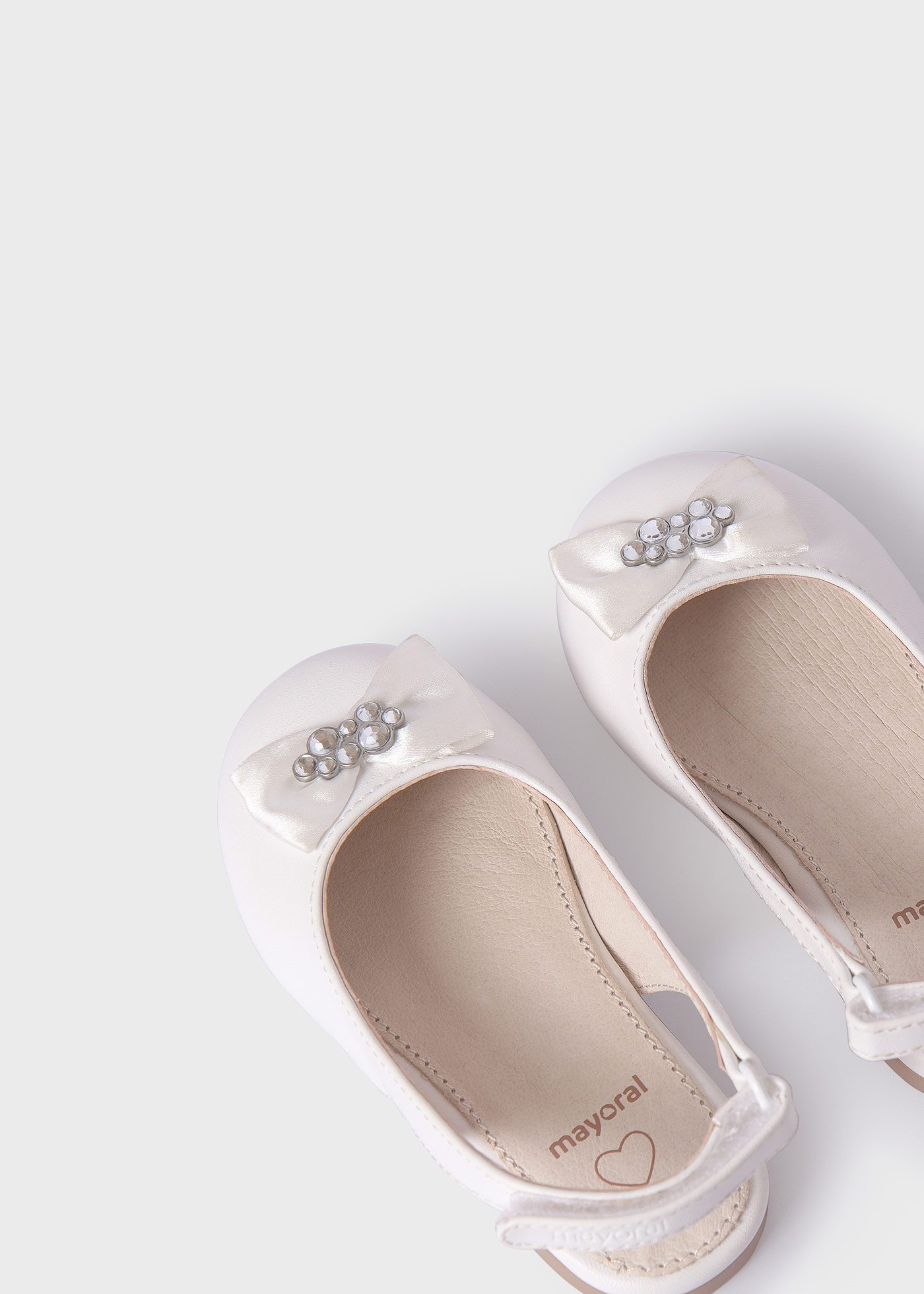 Baby ballet flats sustainable leather