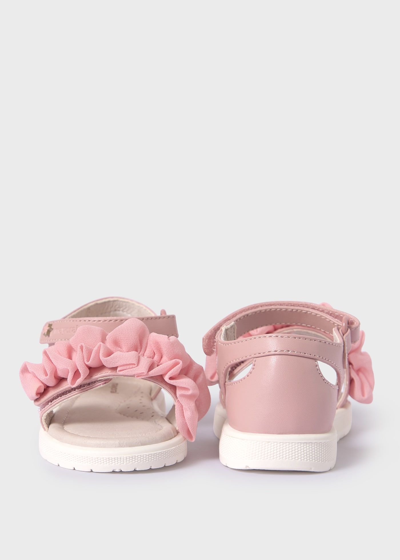 Baby Ruffle Sandals Sustainable Leather