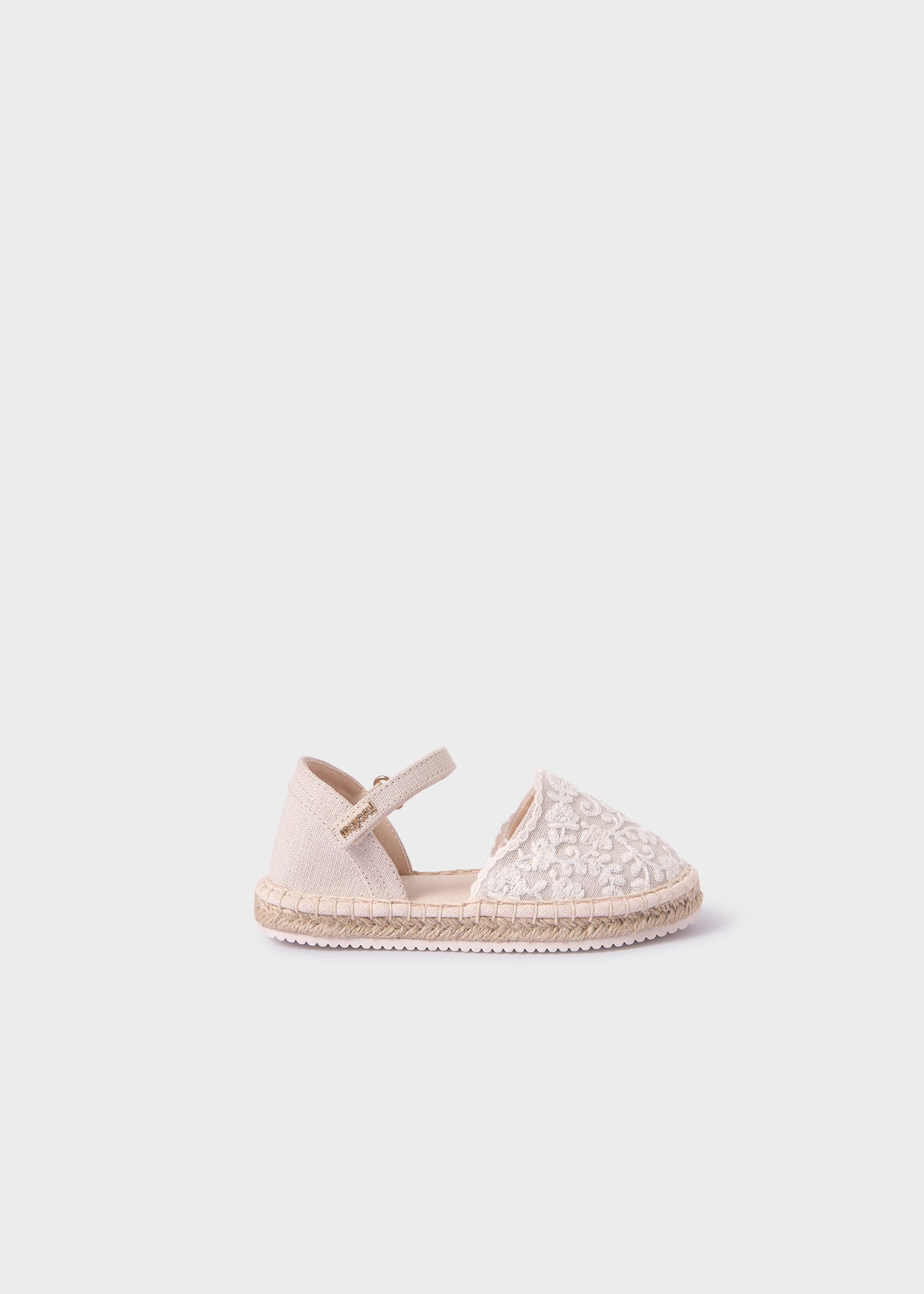 Espadrillas in pizzo neonata