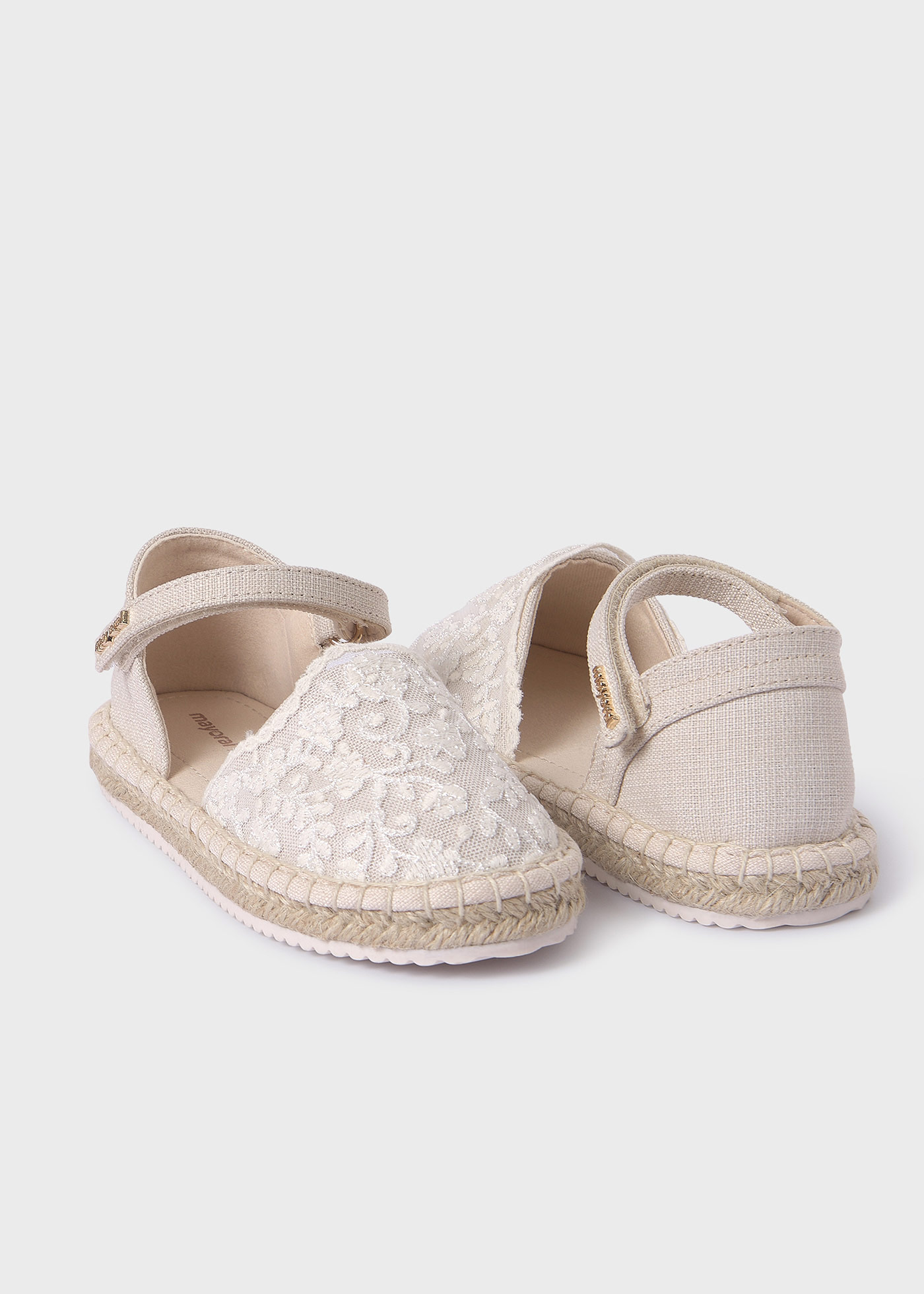 Baby lace espadrille