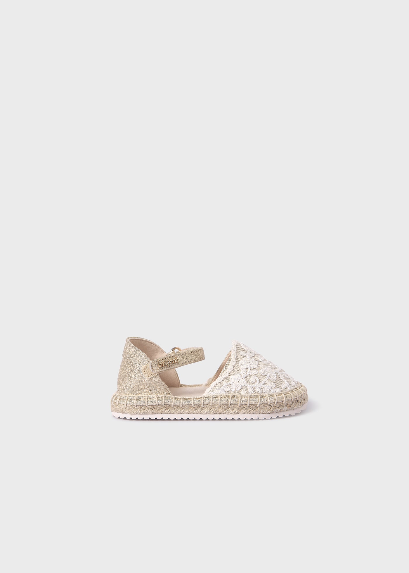 Koronkowe espadryle niemowlęce