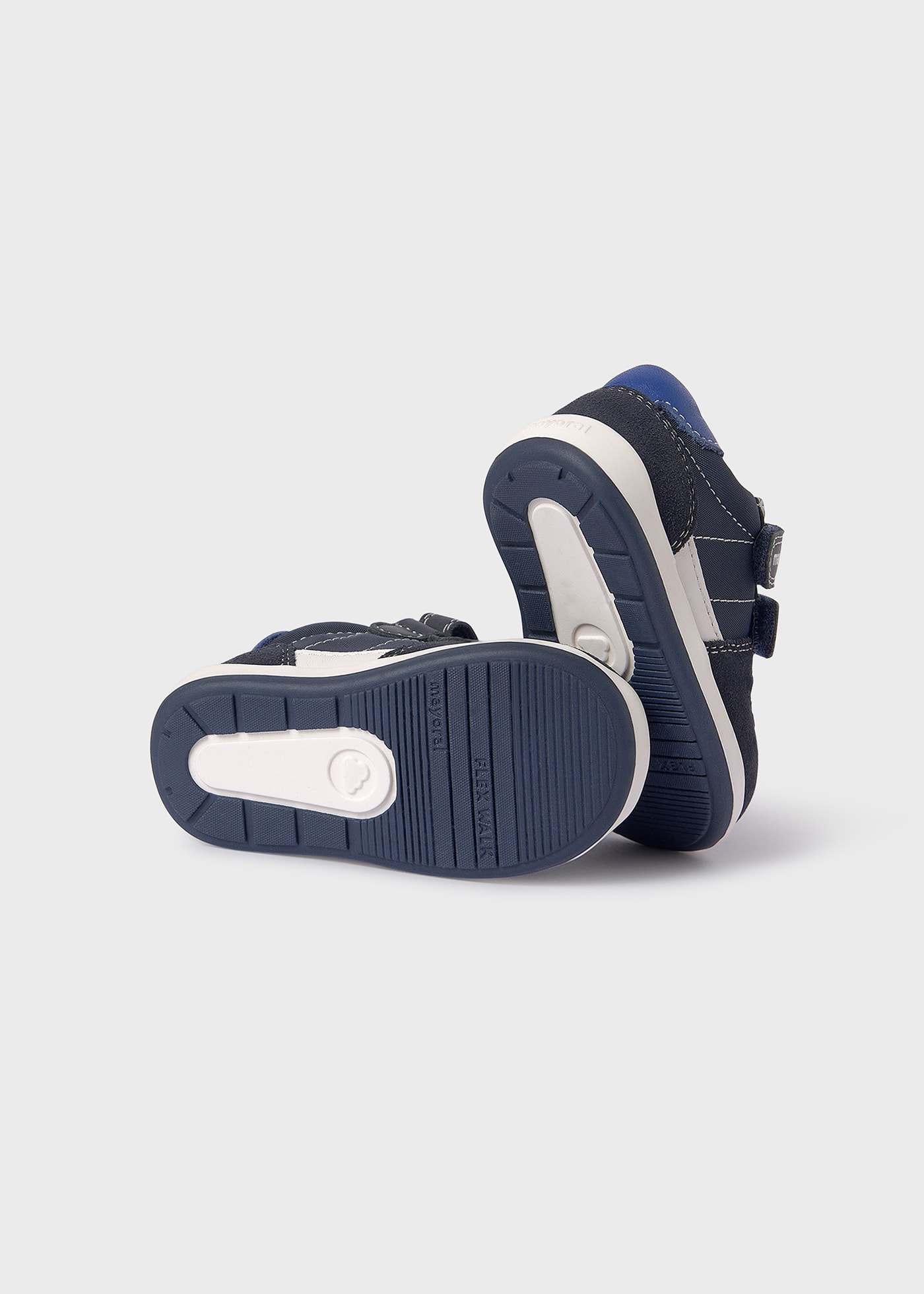 Baby Double Velcro Trainers Sustainable Leather