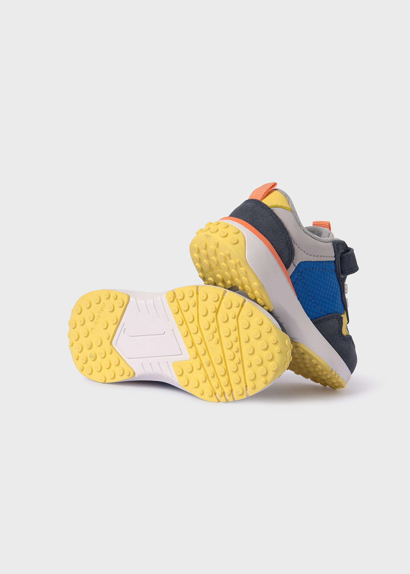 Pantofi sport colorati piele despicata bebe