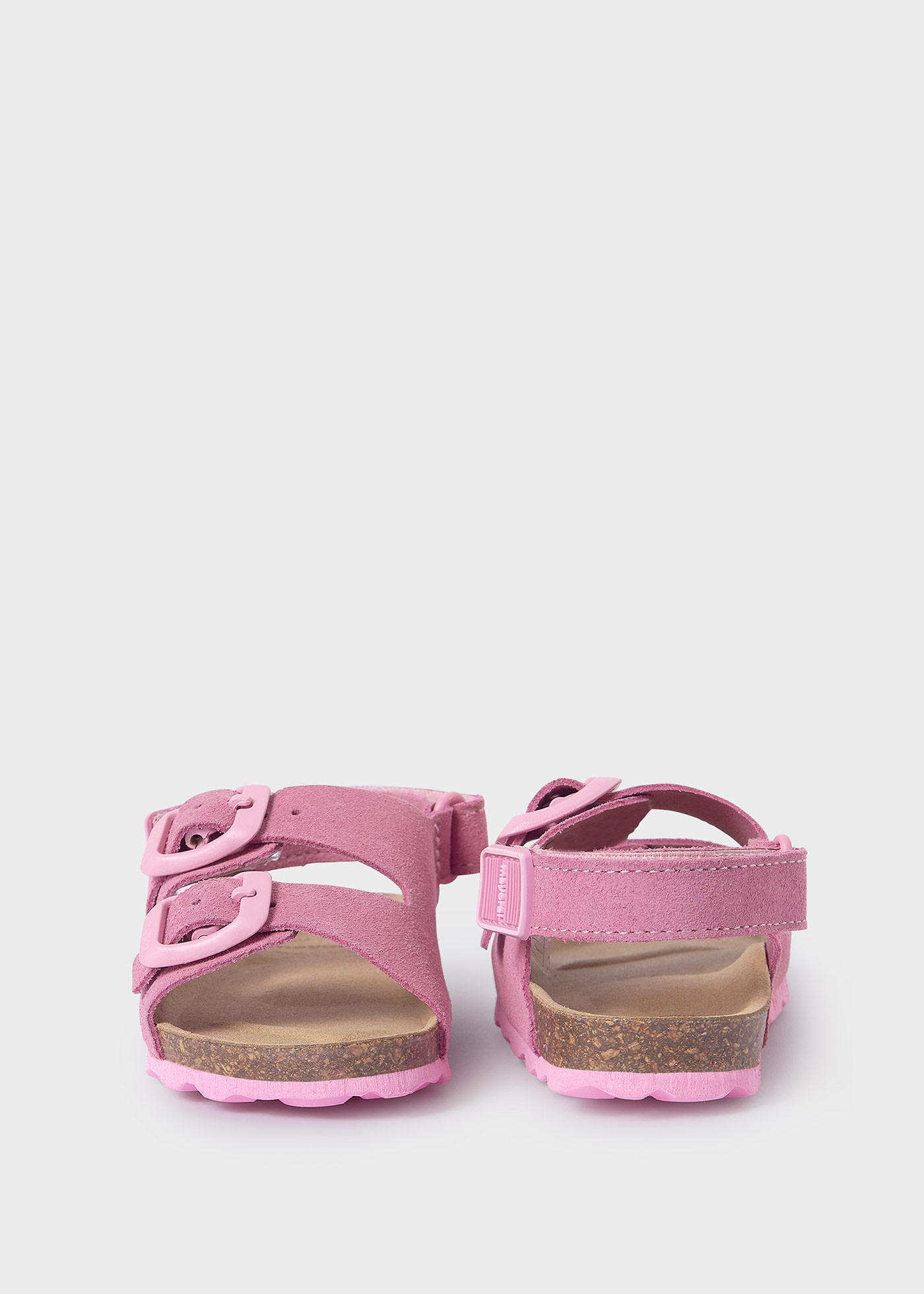 Sandales bio à boucles en cuir bébé