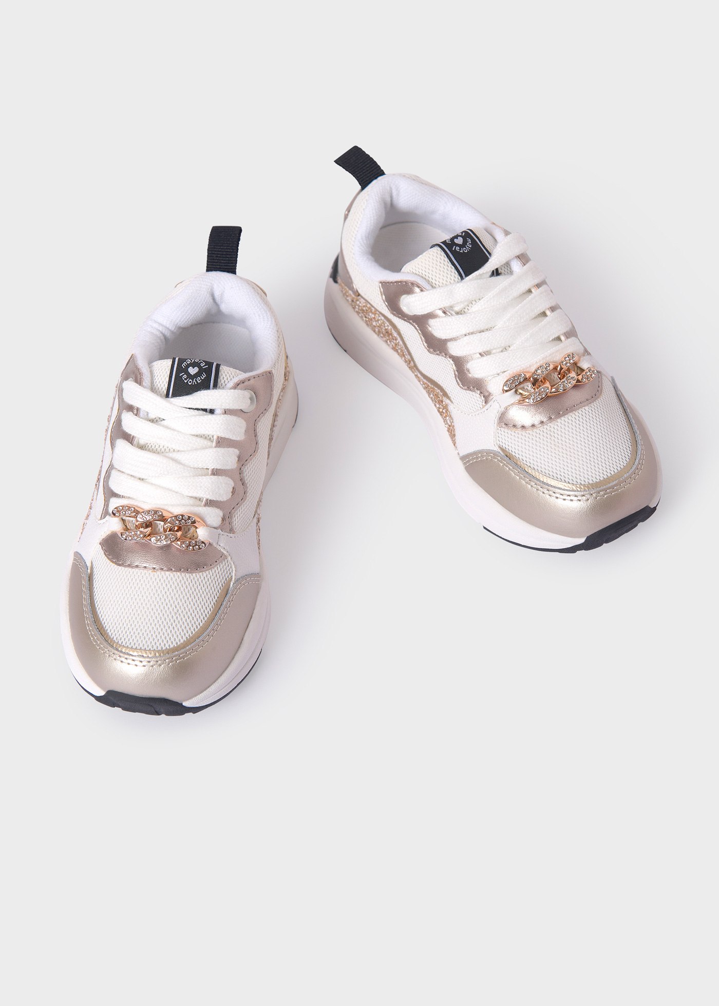 Girls glitter sneakers