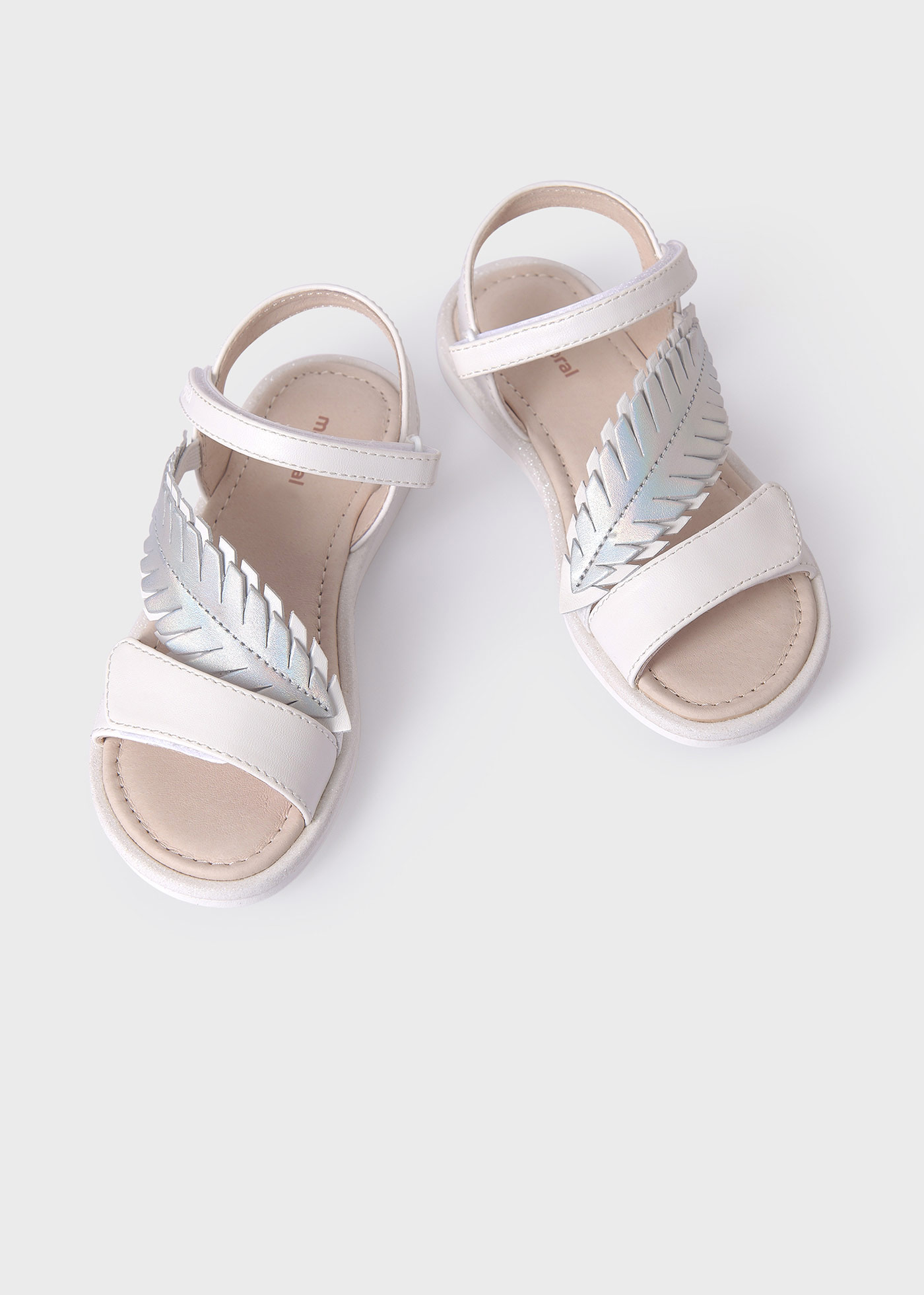 Girl Leaf Sandals Sustainable Leather