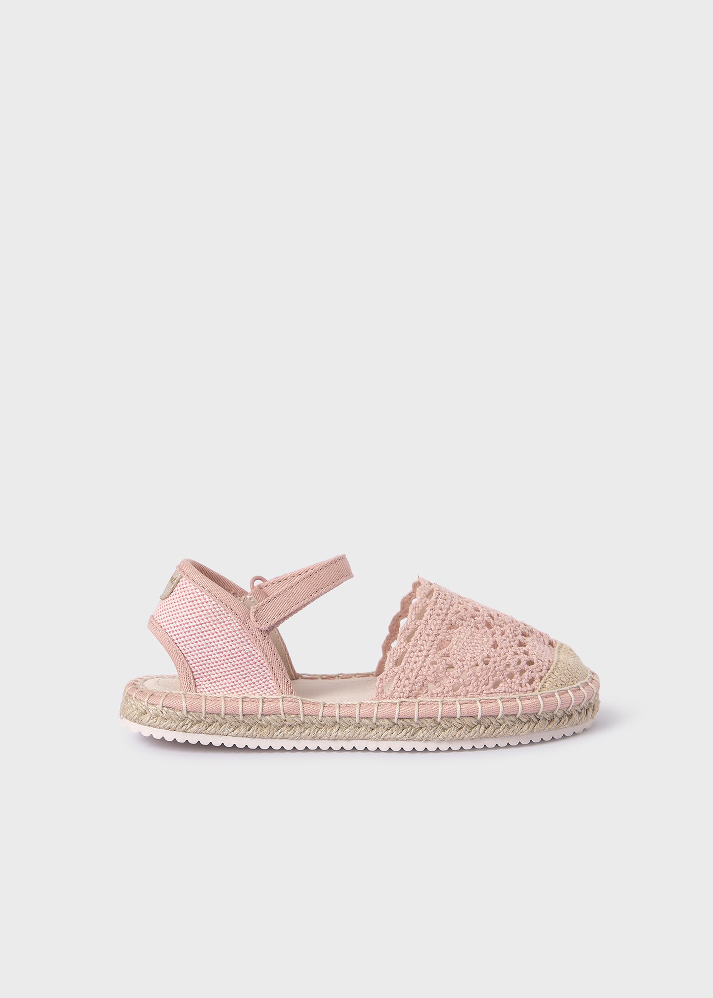 Plecione espadryle dziewczęce