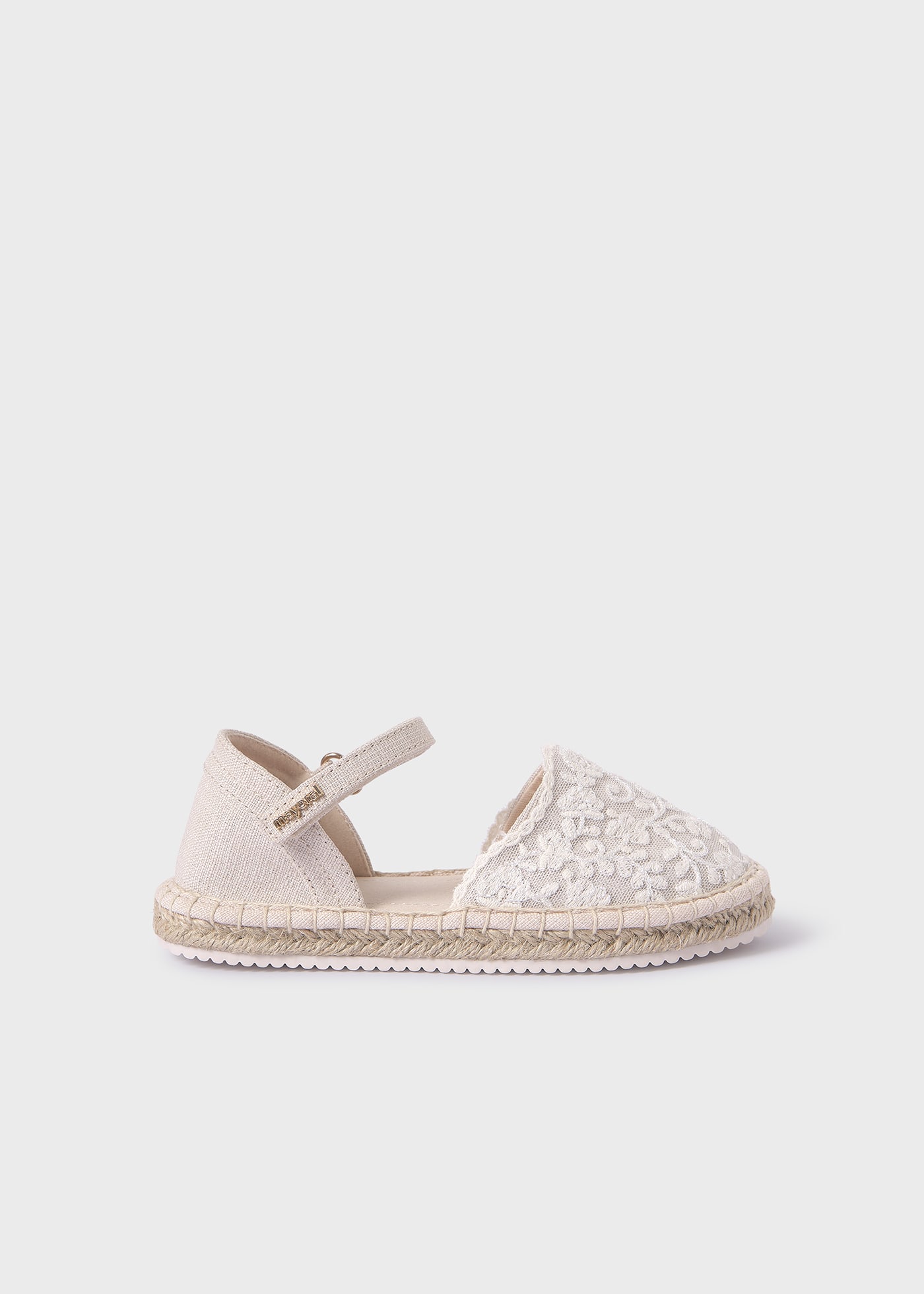 Koronkowe espadryle dla dziewczynki